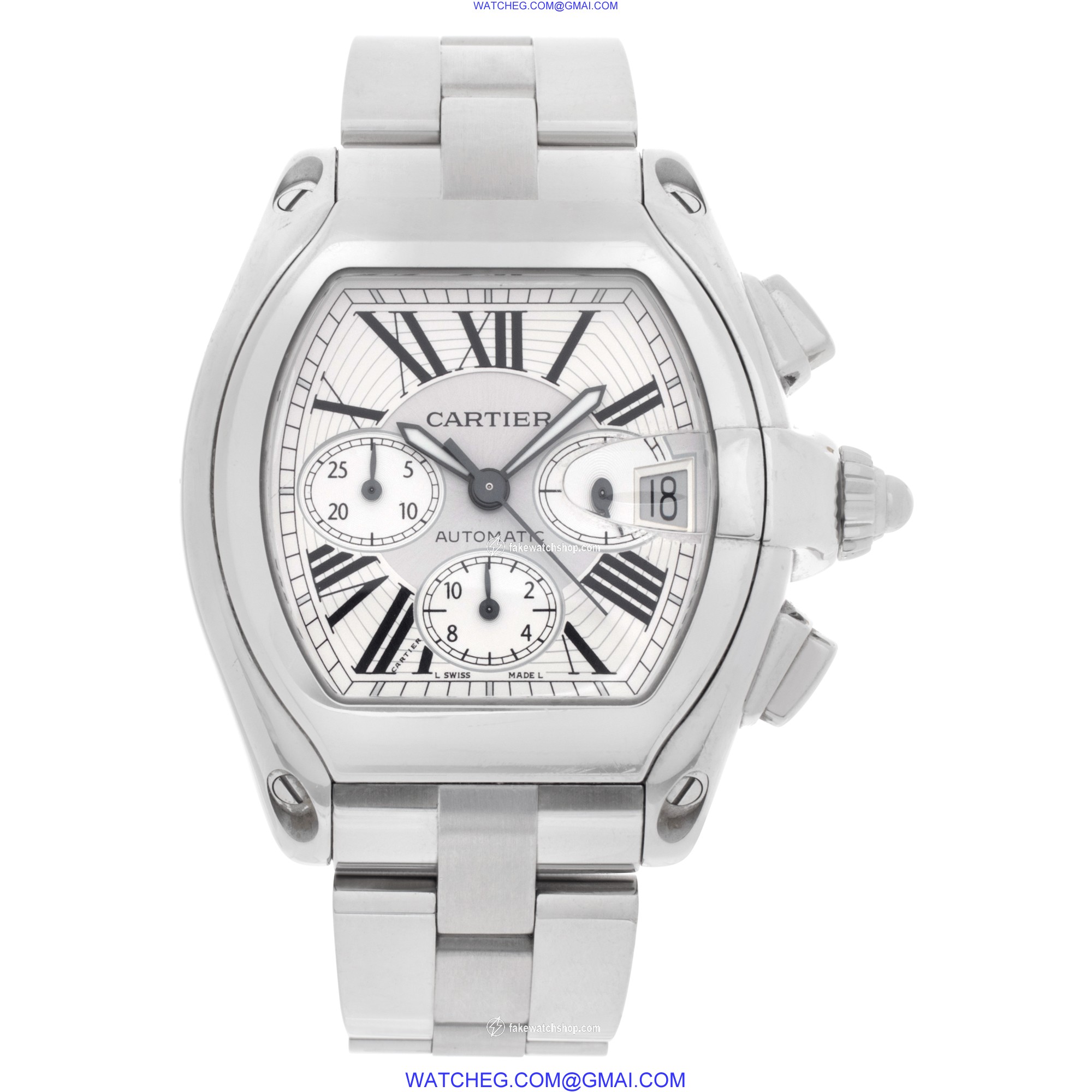 Cartier W62019X6 Roadster Automatic Male Stainless Steel 2