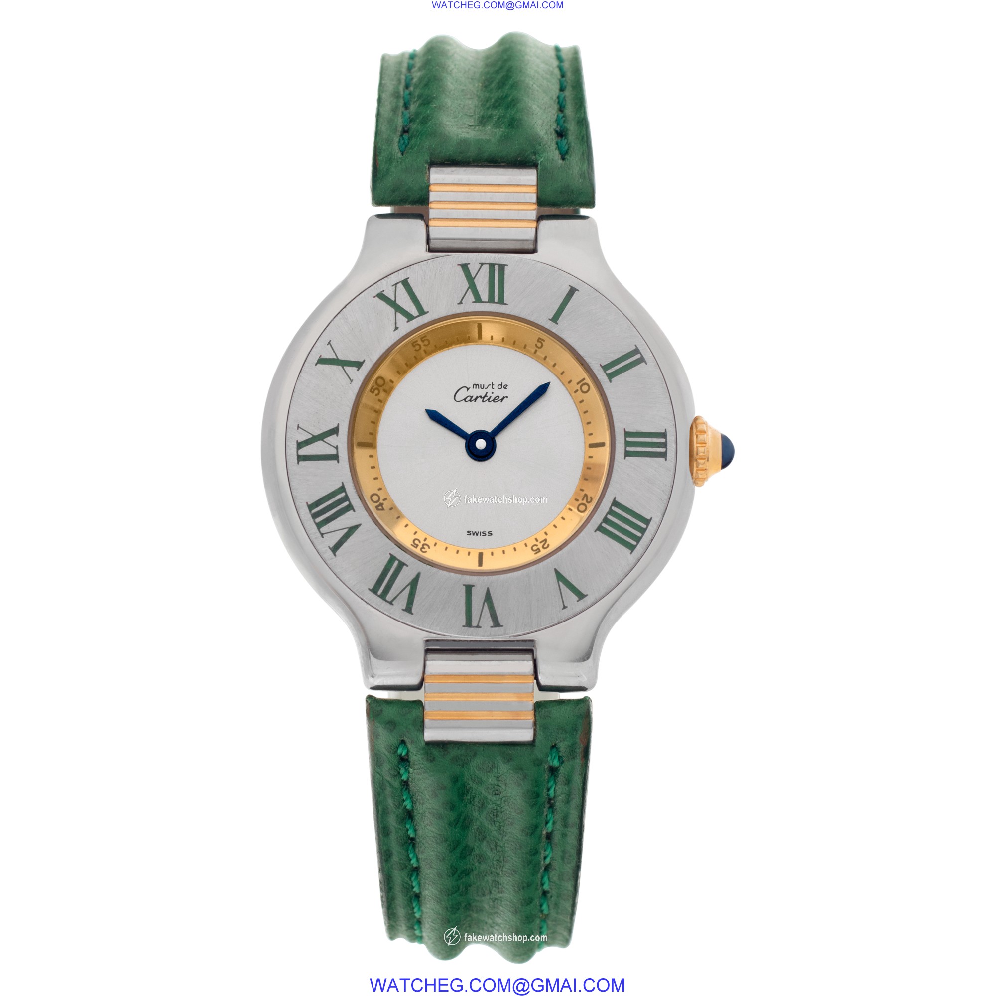 Cartier 1340 Must 21 Quartz Female Stainless Steel 2
