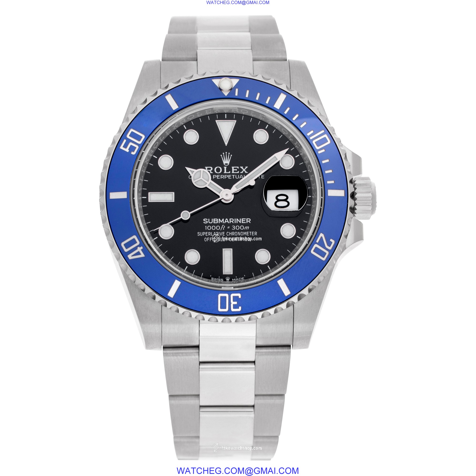 Rolex 126619LB Submariner Automatic Male 18k White Gold 2