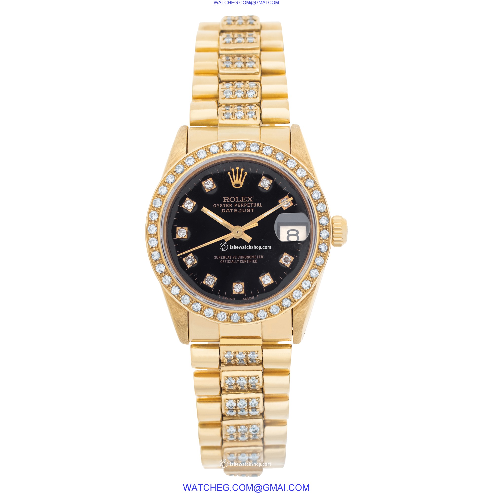 Rolex 68278 Datejust Automatic Unisex 18k yellow gold 2