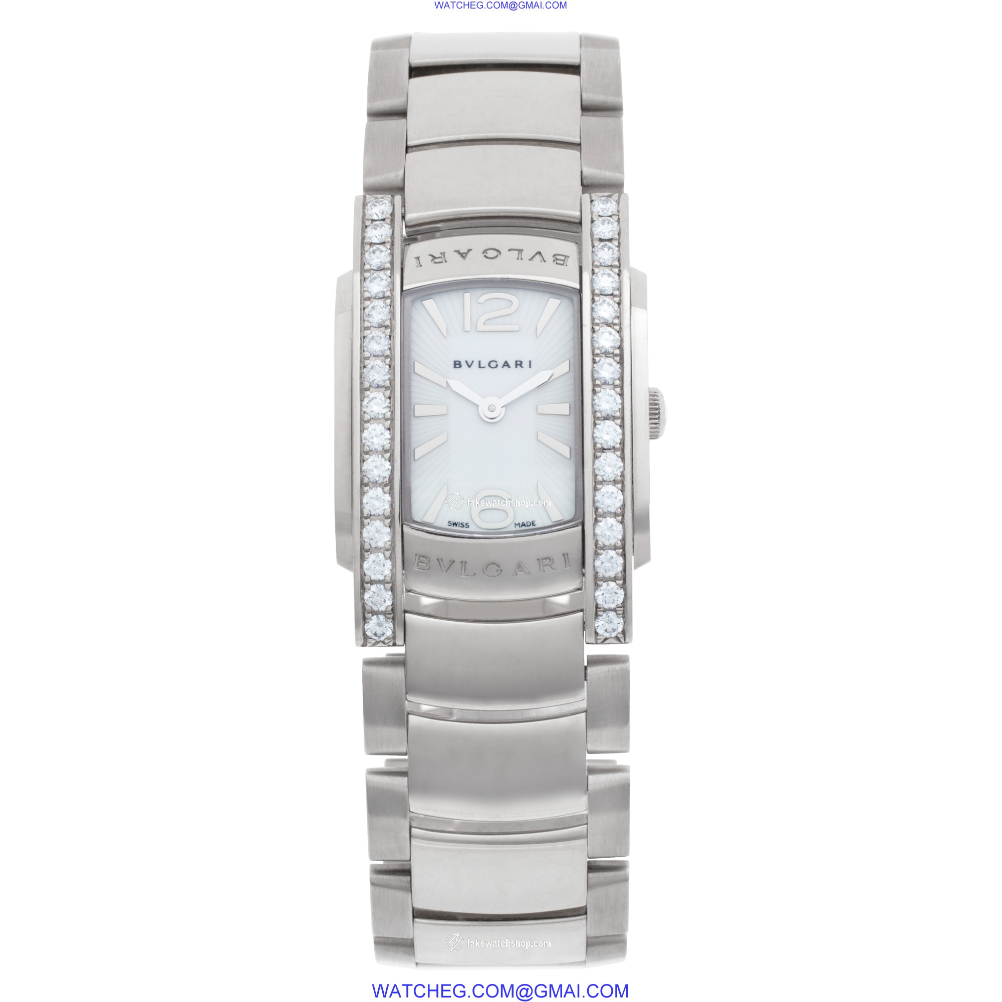 Bvlgari AAW31WGD1G Assioma Quartz Female 18k White Gold 2