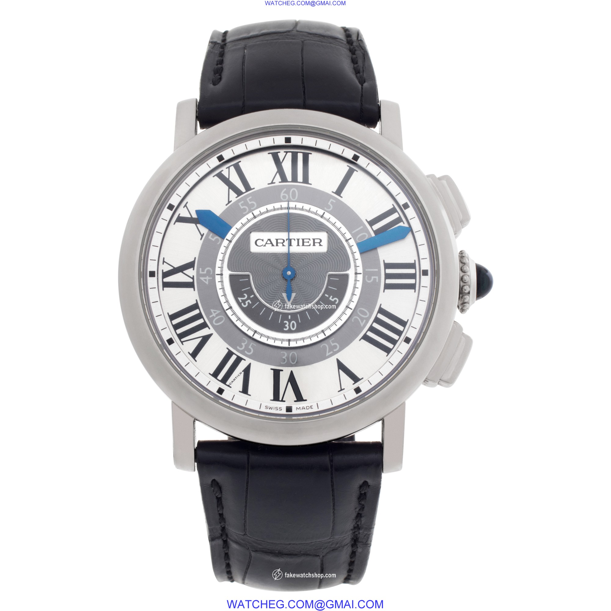 Cartier W1556051 Rotonde Manual Male 18k White Gold 2