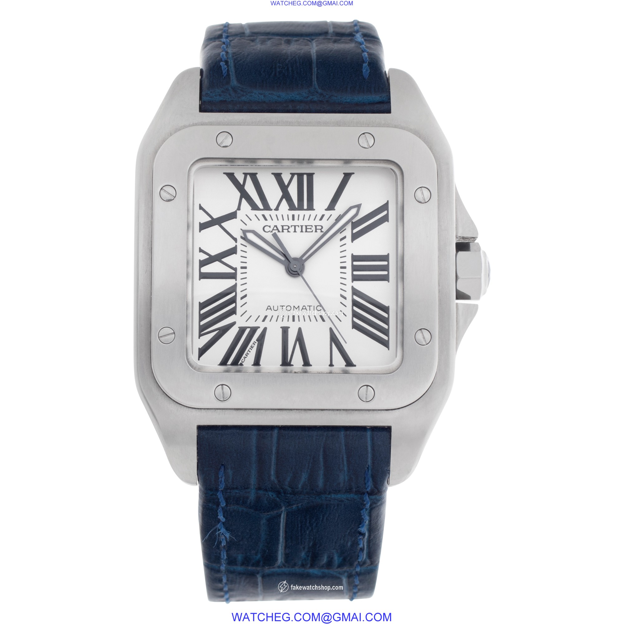 Cartier W20073X8 Santos 100 Automatic Male Stainless Steel 2