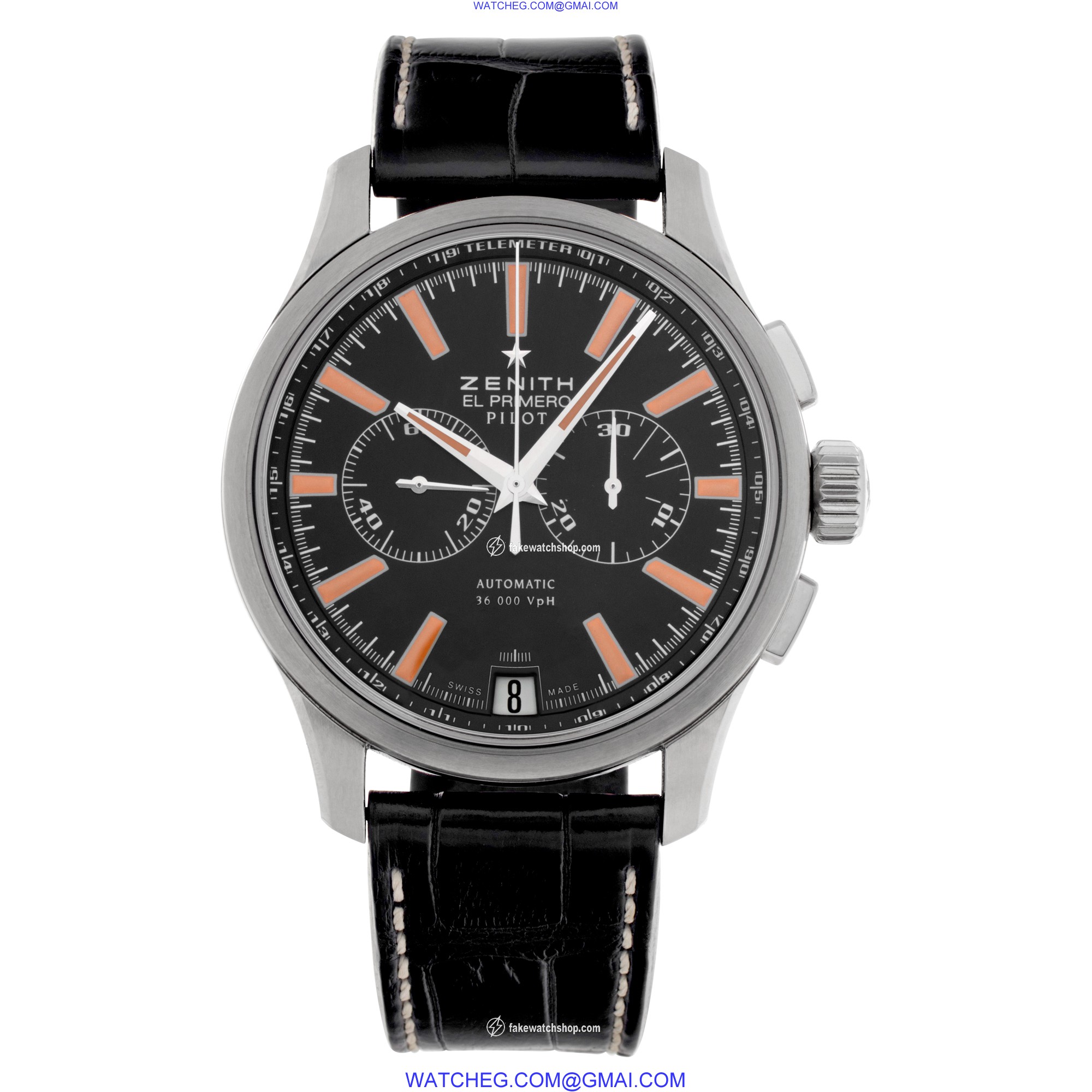 Zenith 03.2119.4002/24.C719 El Primero Automatic Male Stainless Steel 2