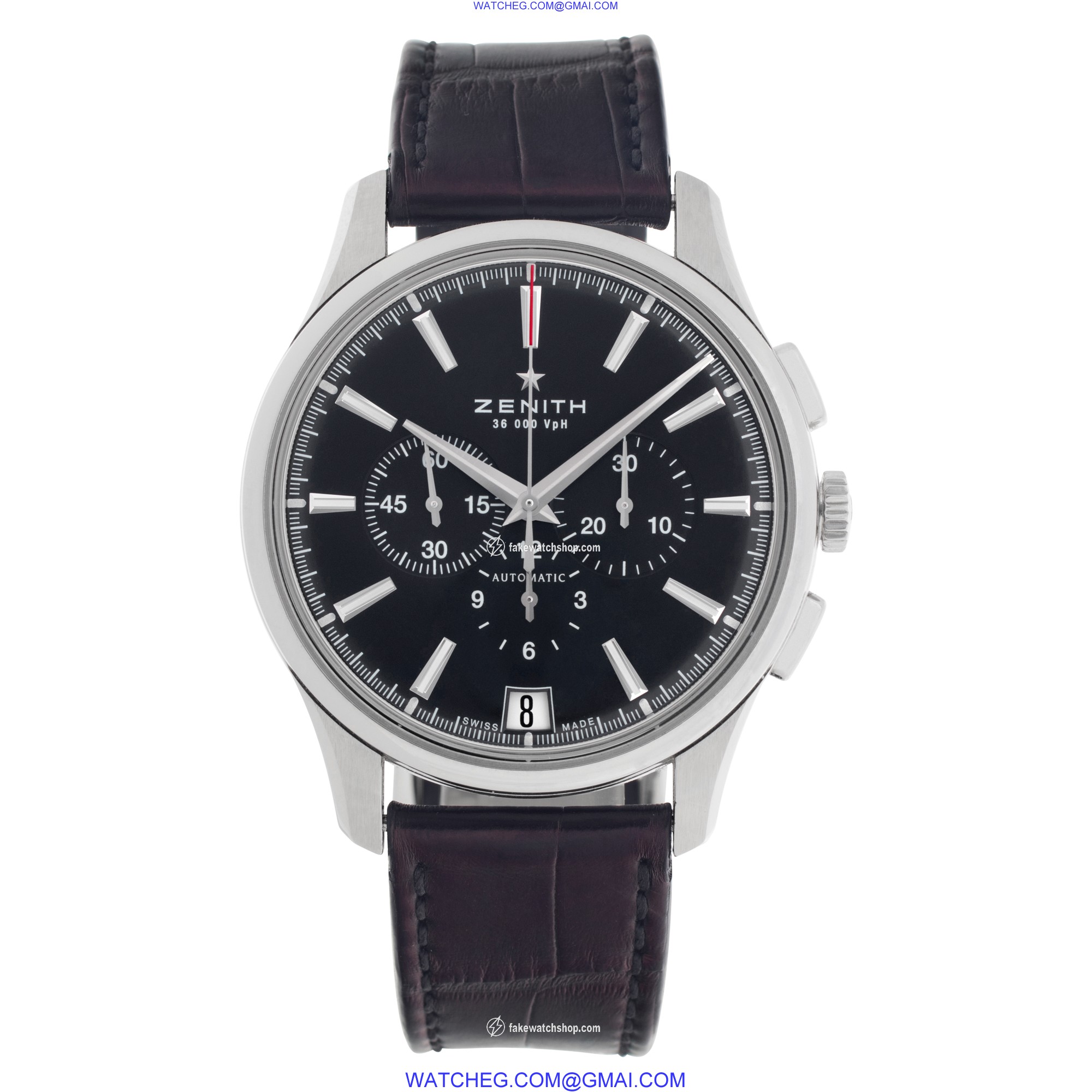 Zenith 03.2110.400/22.C493 El Primero Automatic Male Stainless Steel 2
