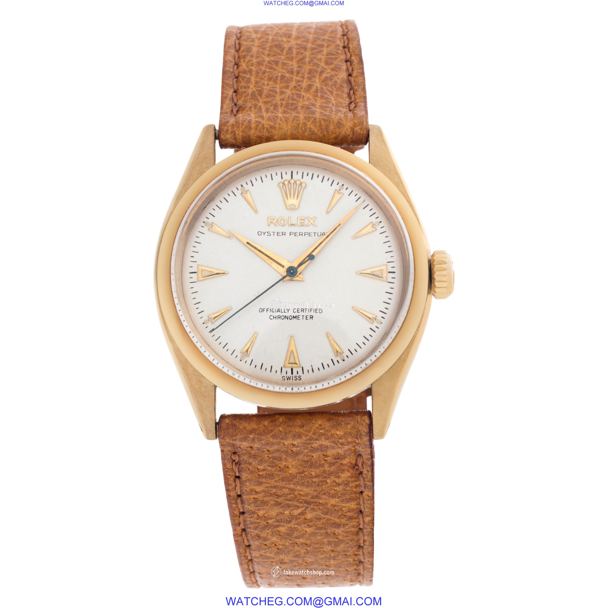 Rolex 6584 Oyster Perpetual Automatic Unisex 14k yellow gold 2