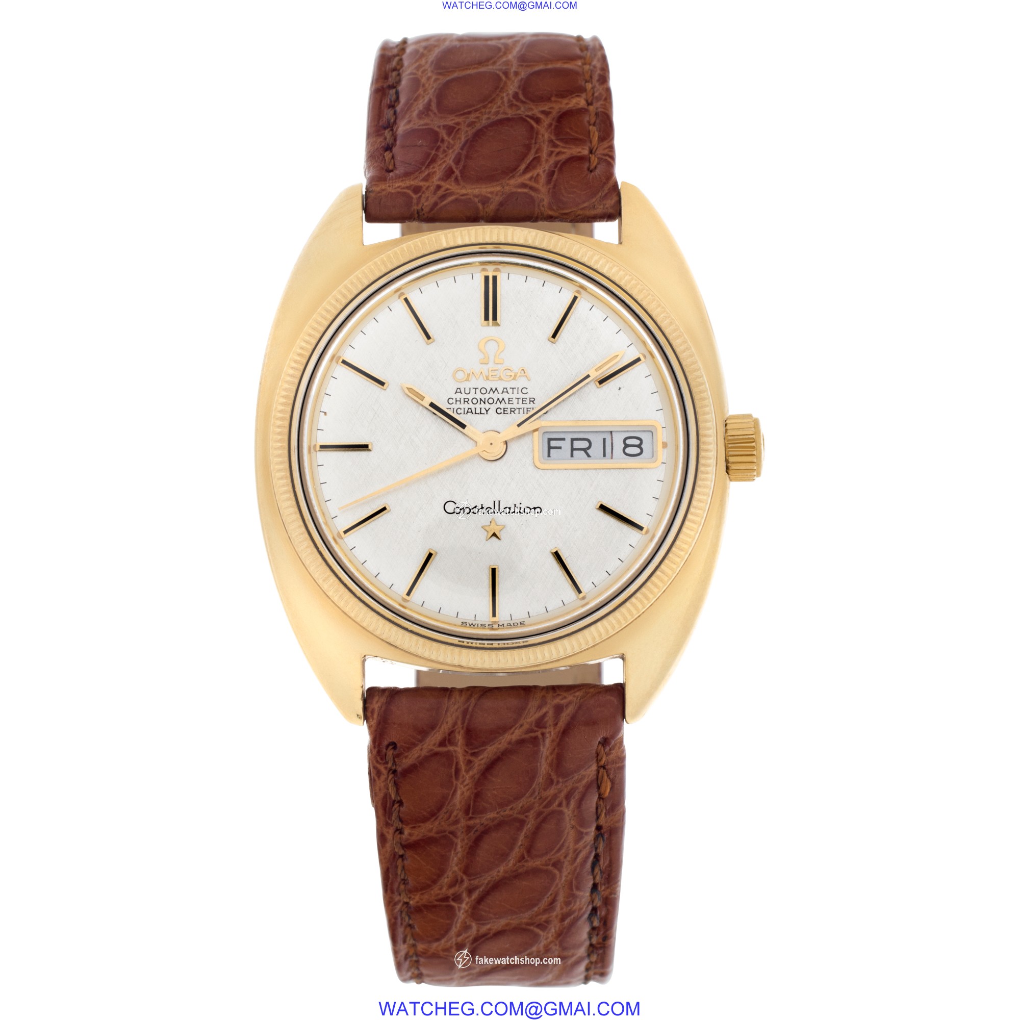 Omega 168029 Constellation Automatic Unisex Gold Fill & Stainless Steel 2