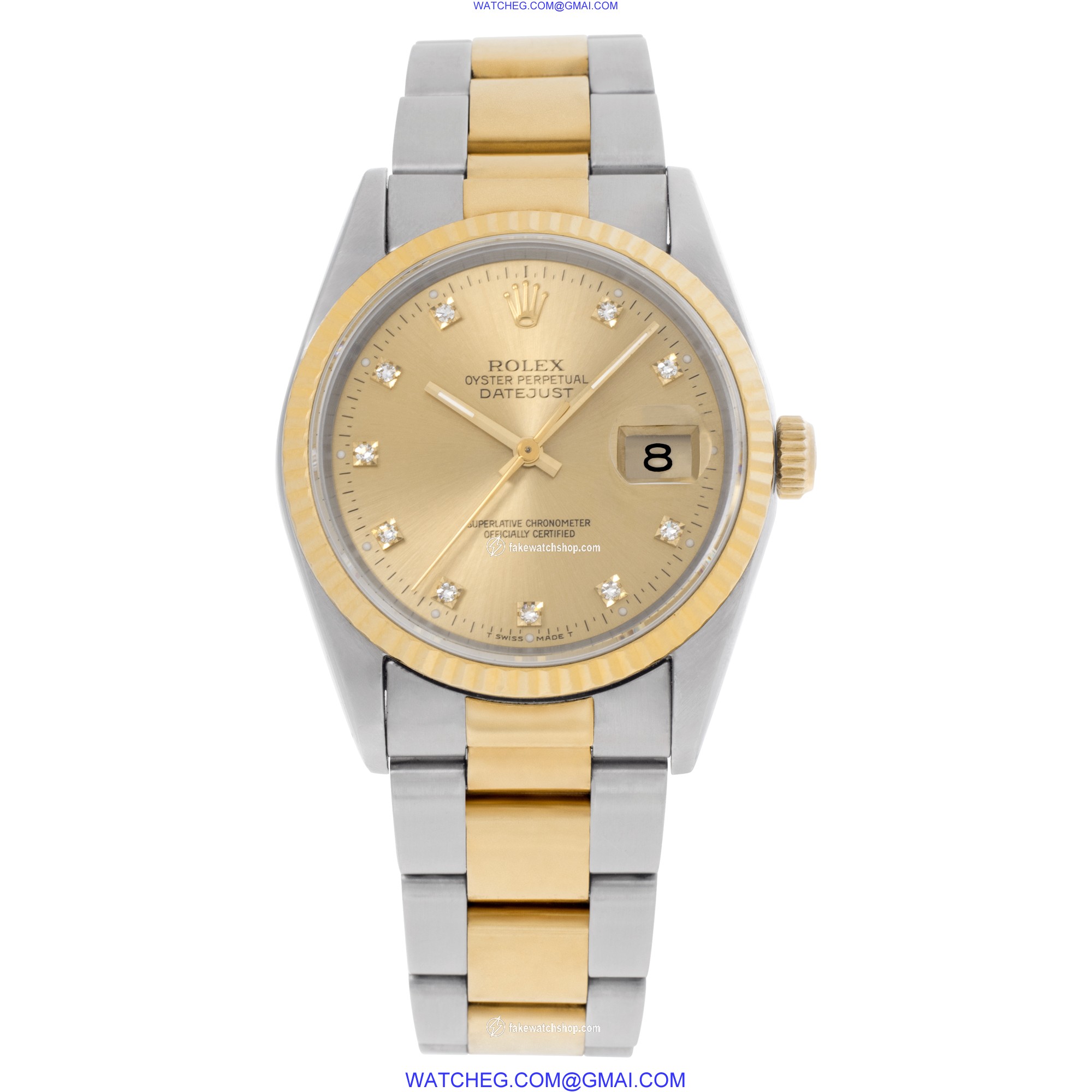 Rolex 16233 Datejust Automatic Unisex Stainless Steel 2