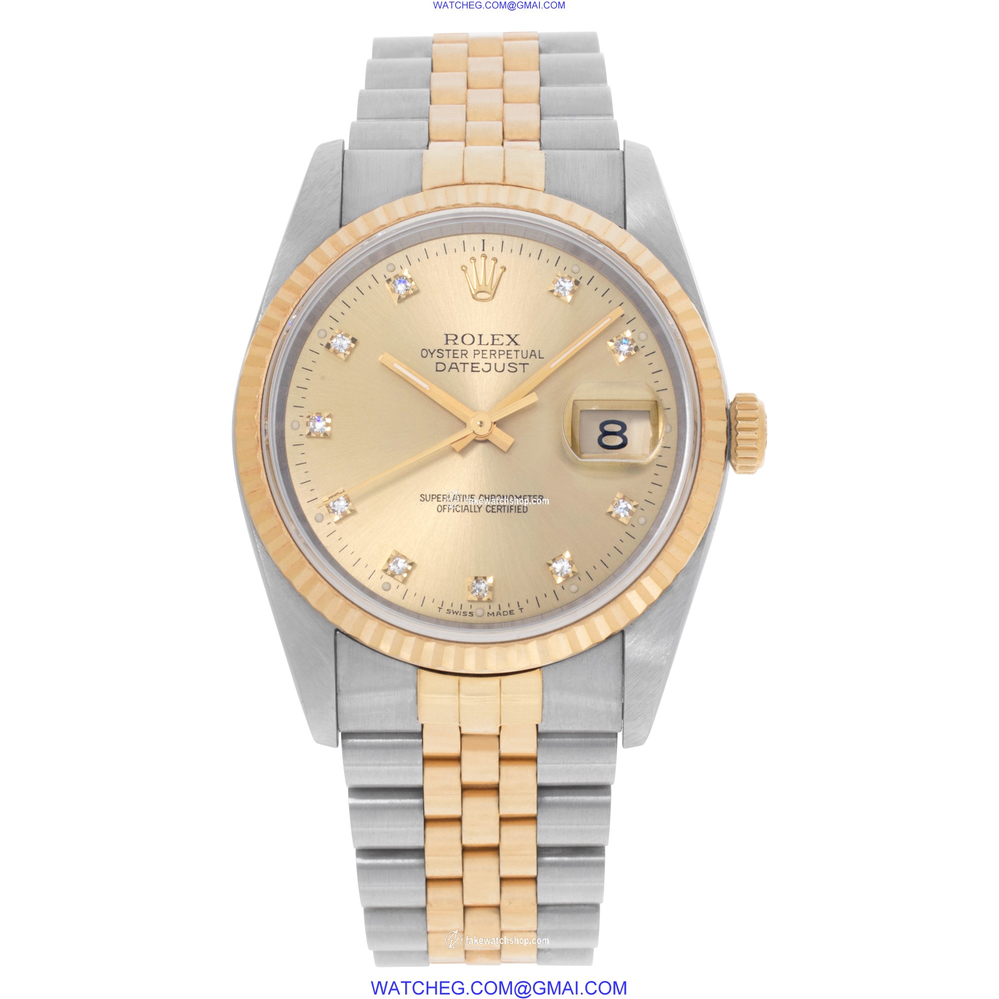 Rolex 16233 Datejust Automatic Unisex Stainless Steel 2