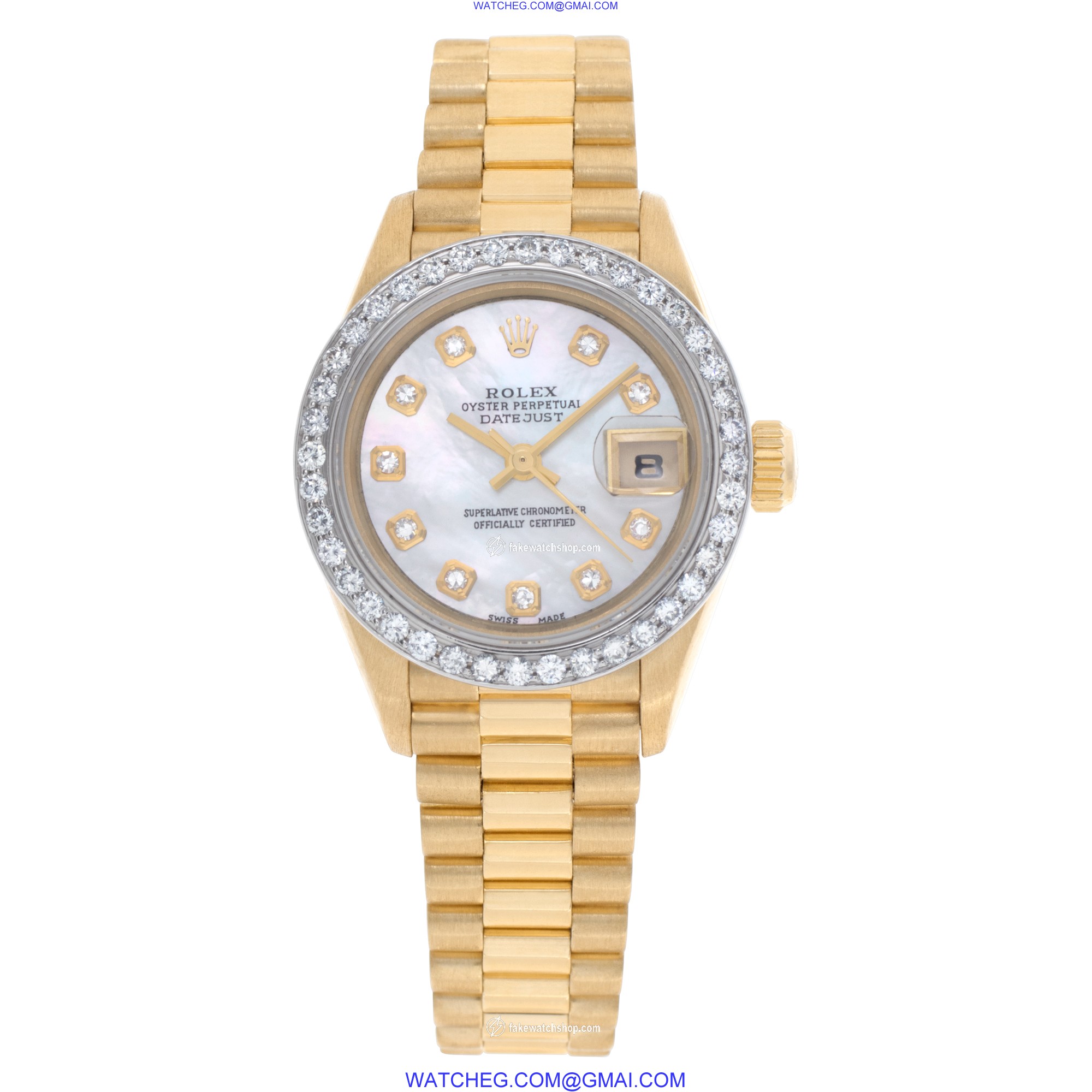 Rolex 69178 Datejust Automatic Female 18k yellow gold 2