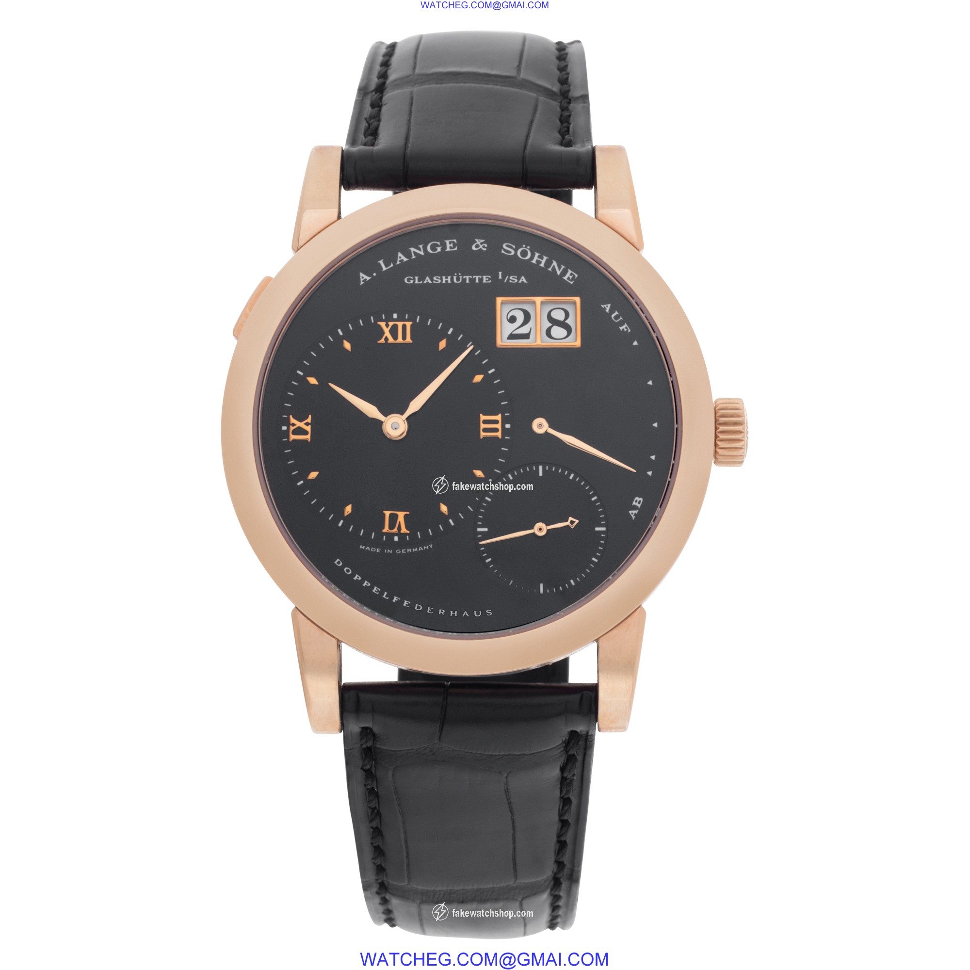 A. Lange & Sohne 101.032 Lange 1 Manual Male 18k rose gold 2