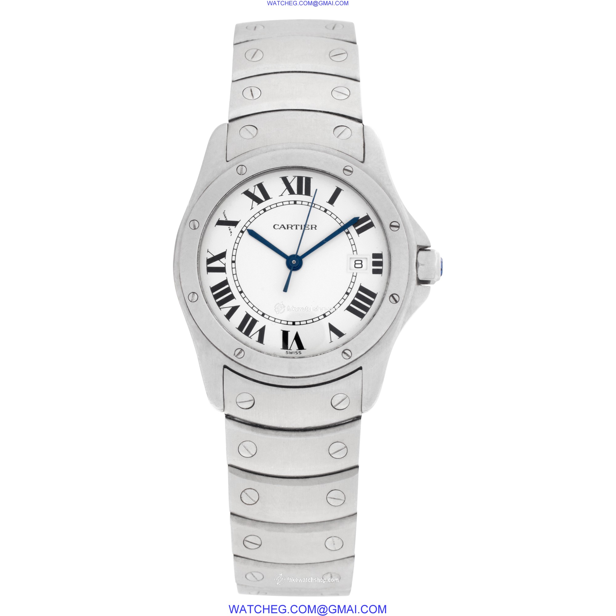 Cartier Cartier 1282 Santos Quartz Male Stainless Steel 2