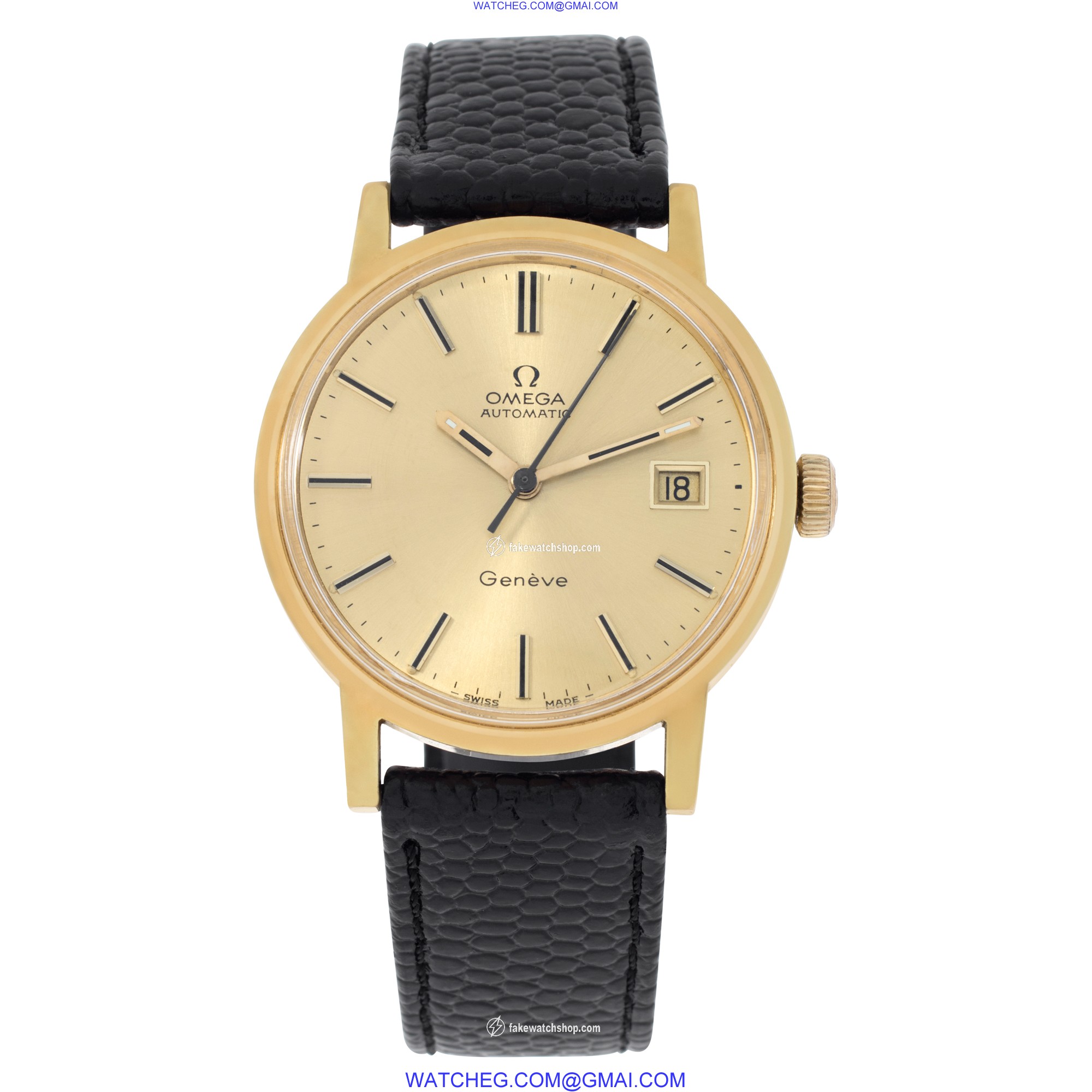Omega 166.0098 Geneve Automatic Male Gold Plate 2