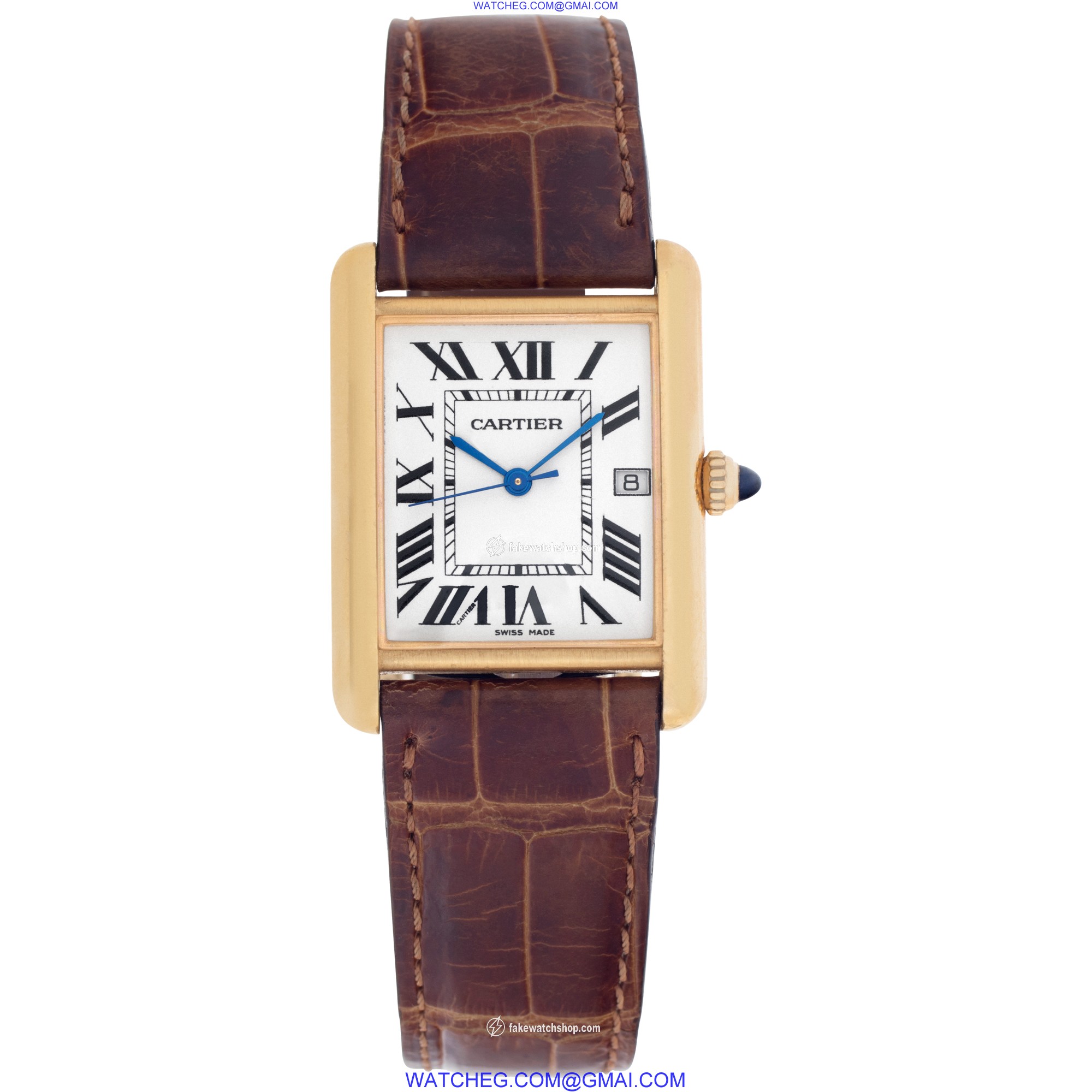 Cartier W1529756 Tank Louis Quartz Male 18k yellow gold 2