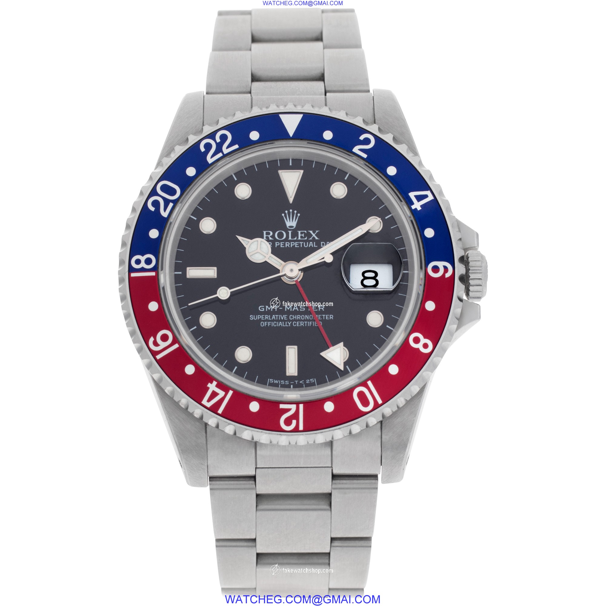 Rolex 16700 GMT Master Pepsi Automatic Male Stainless Steel 2