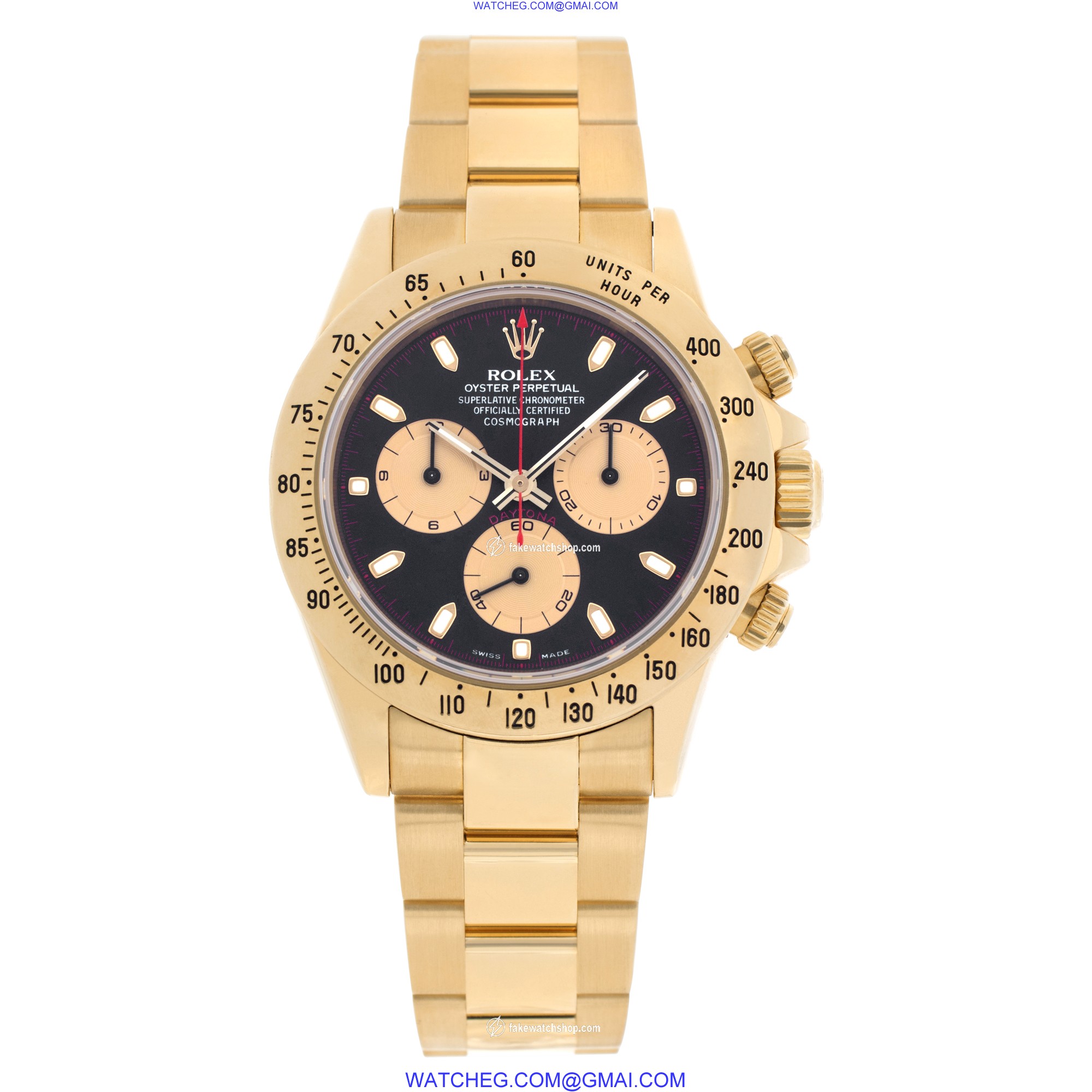 Rolex 116528 Daytona Automatic Male 18k yellow gold 2