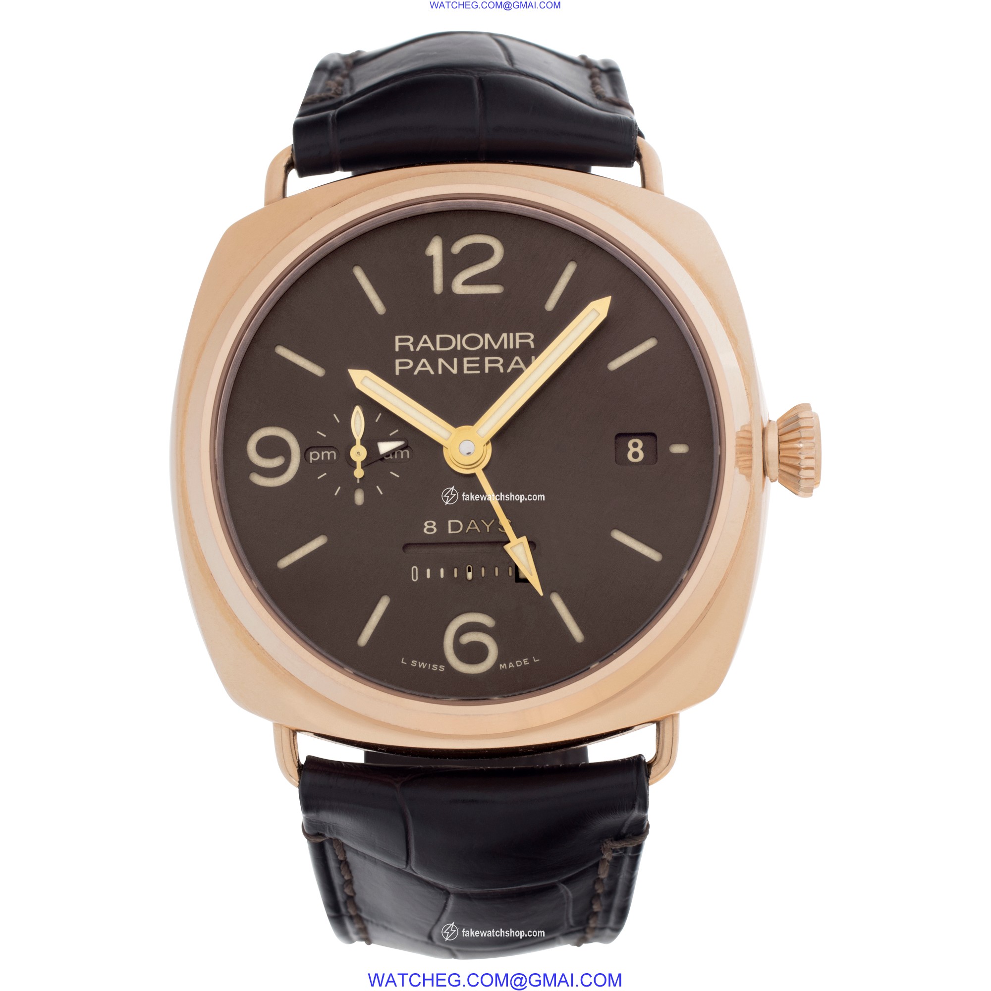 Panerai PAM395 Radiomir Manual Male 18k rose gold 2