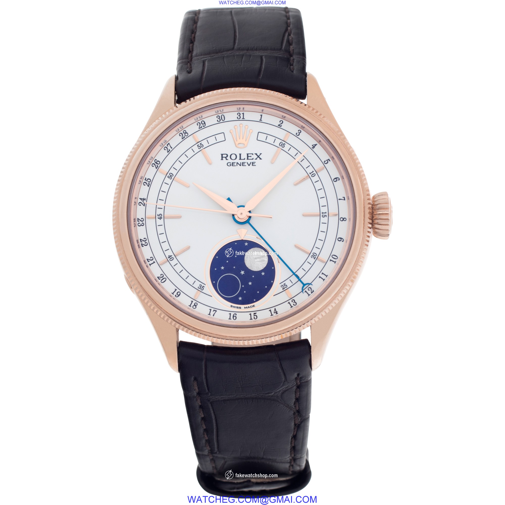 Rolex 50535 Cellini Automatic Male 18k rose gold 2