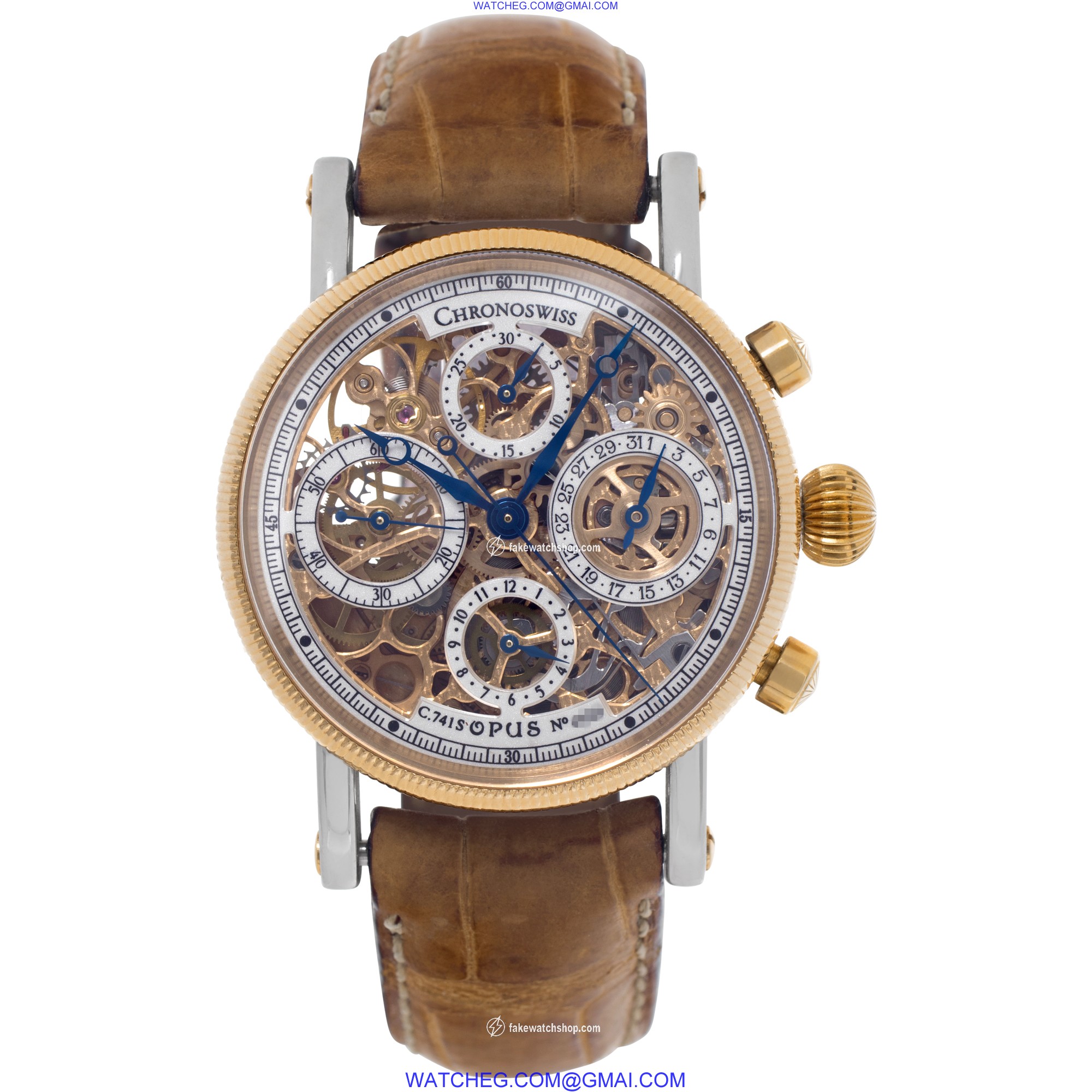 Chronoswiss CH 4433 Opus Automatic Male 18k gold & Stainless Steel 2