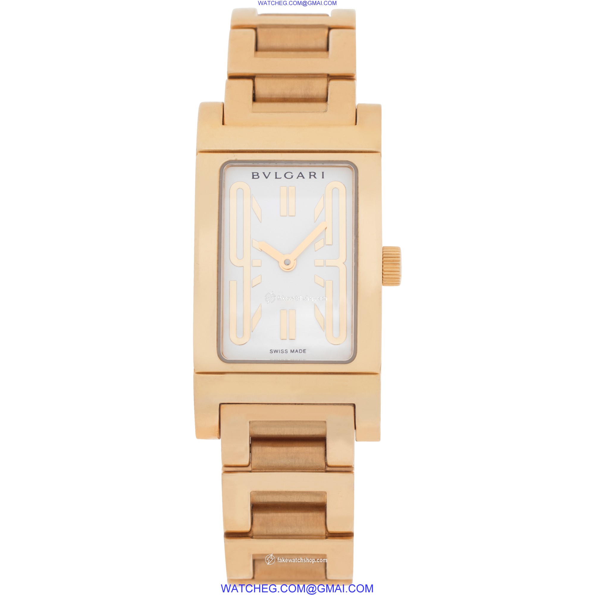 Bvlgari rt 39 g Rettangolo Quartz Female 18k yellow gold 2