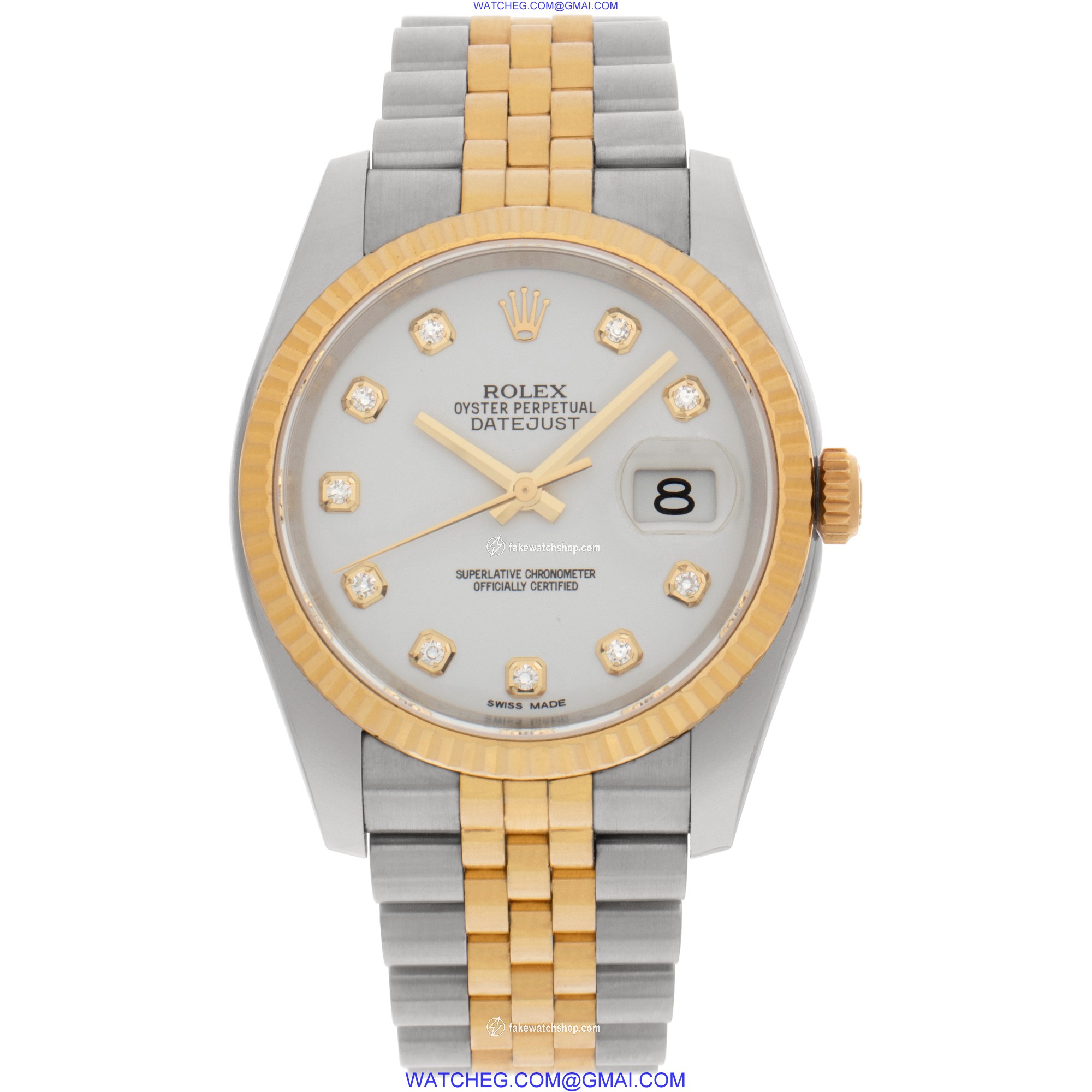 Rolex 116233 Datejust Automatic Unisex 18k gold & Stainless Steel 2