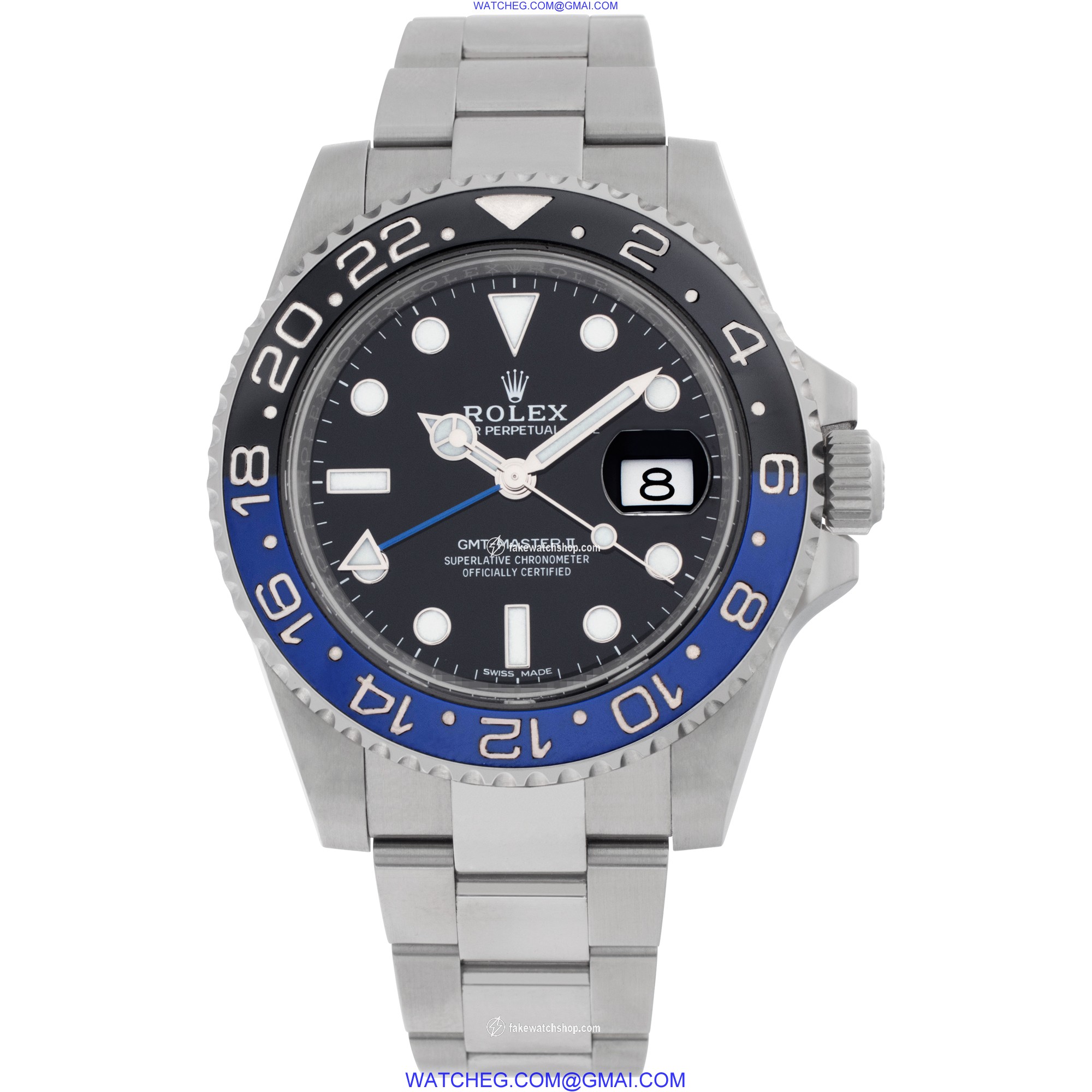 Rolex 116710 GMT Master II Batman Automatic Male Stainless Steel 2