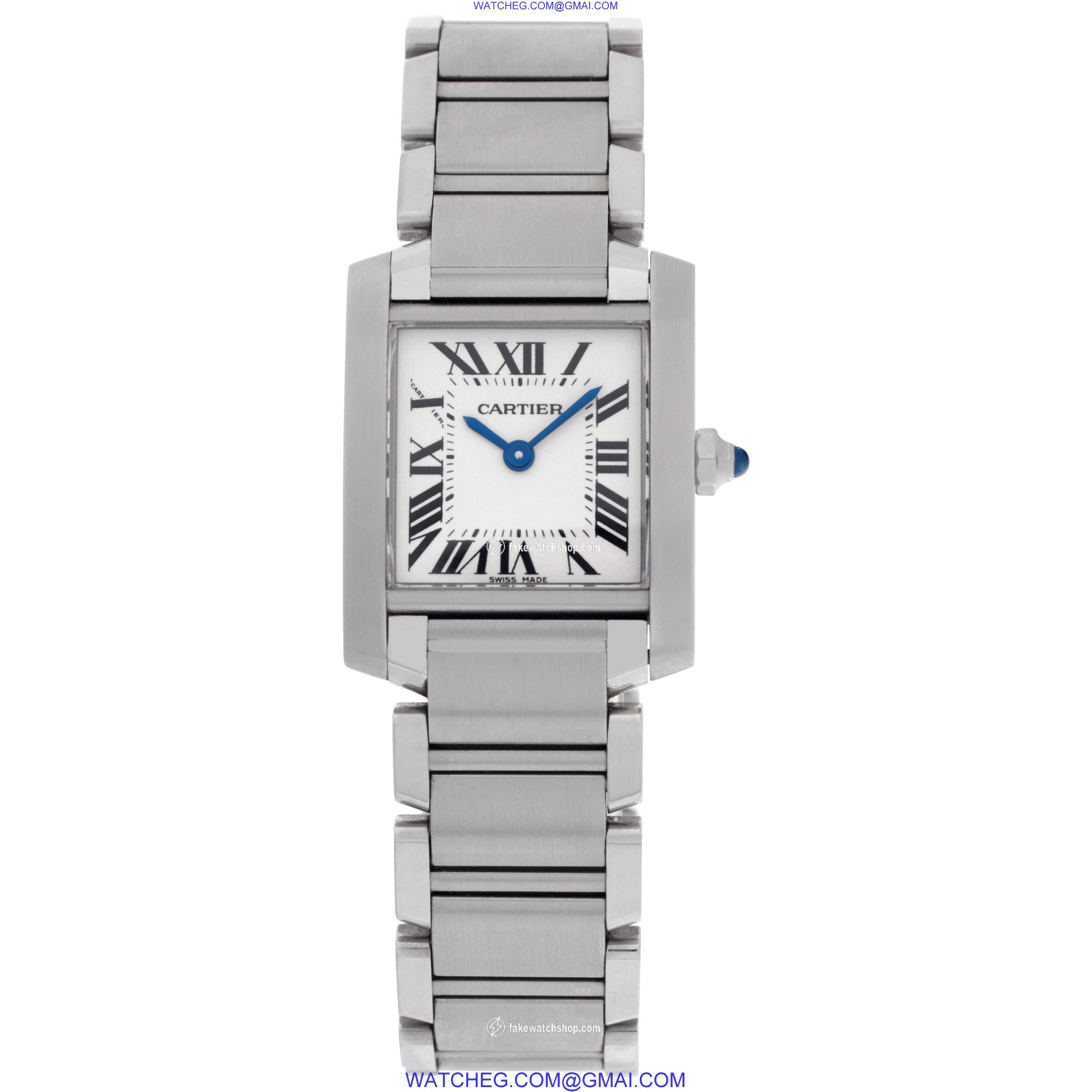 Cartier W51008Q3 Tank Francaise Quartz Female Stainless Steel 2