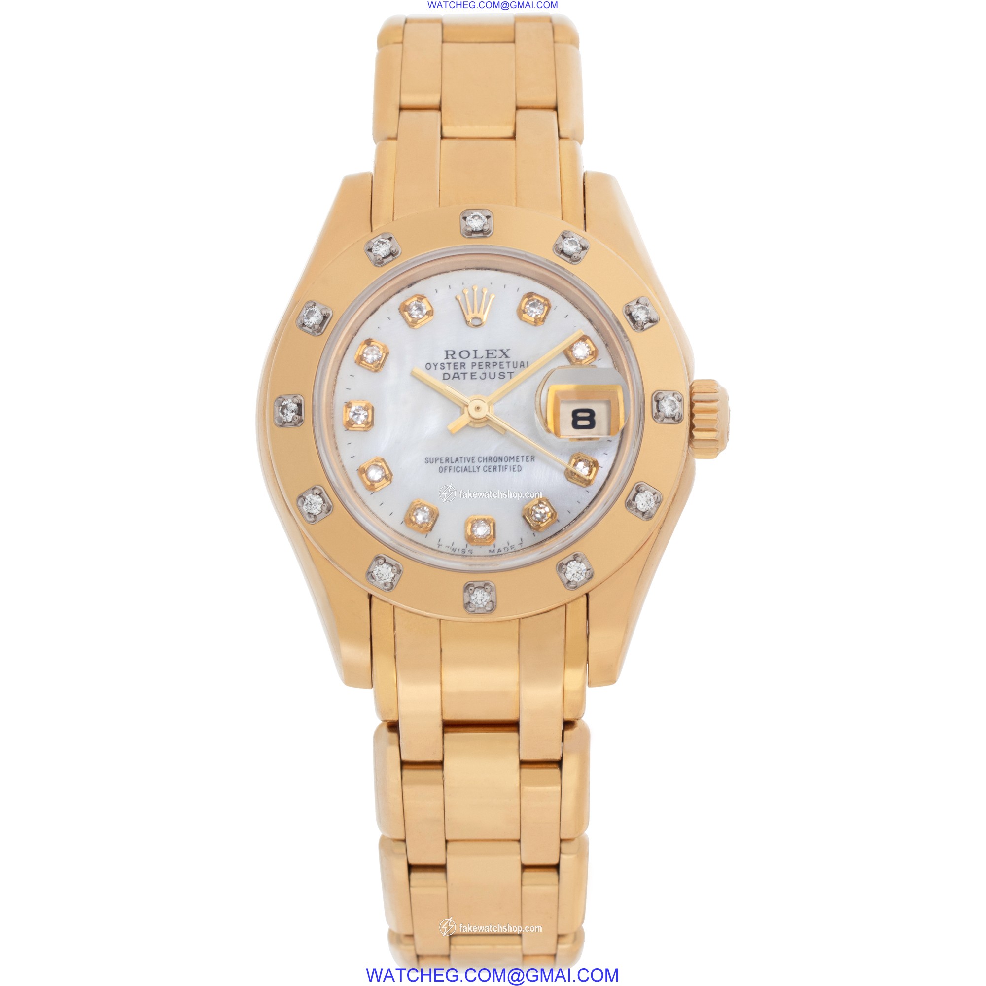 Rolex 80318 Pearlmaster Automatic Female 18k yellow gold 2