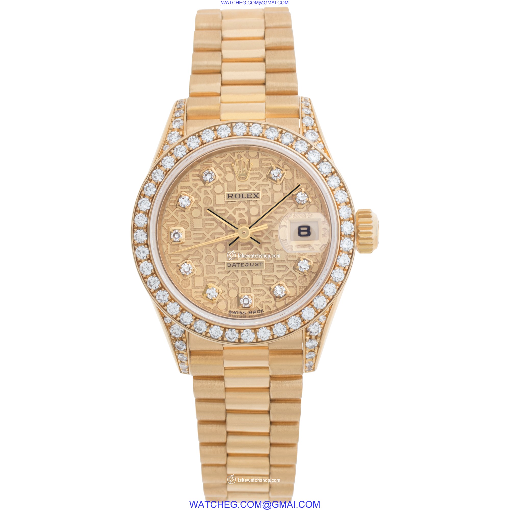 Rolex 69158 Datejust Automatic Female 18k yellow gold 2