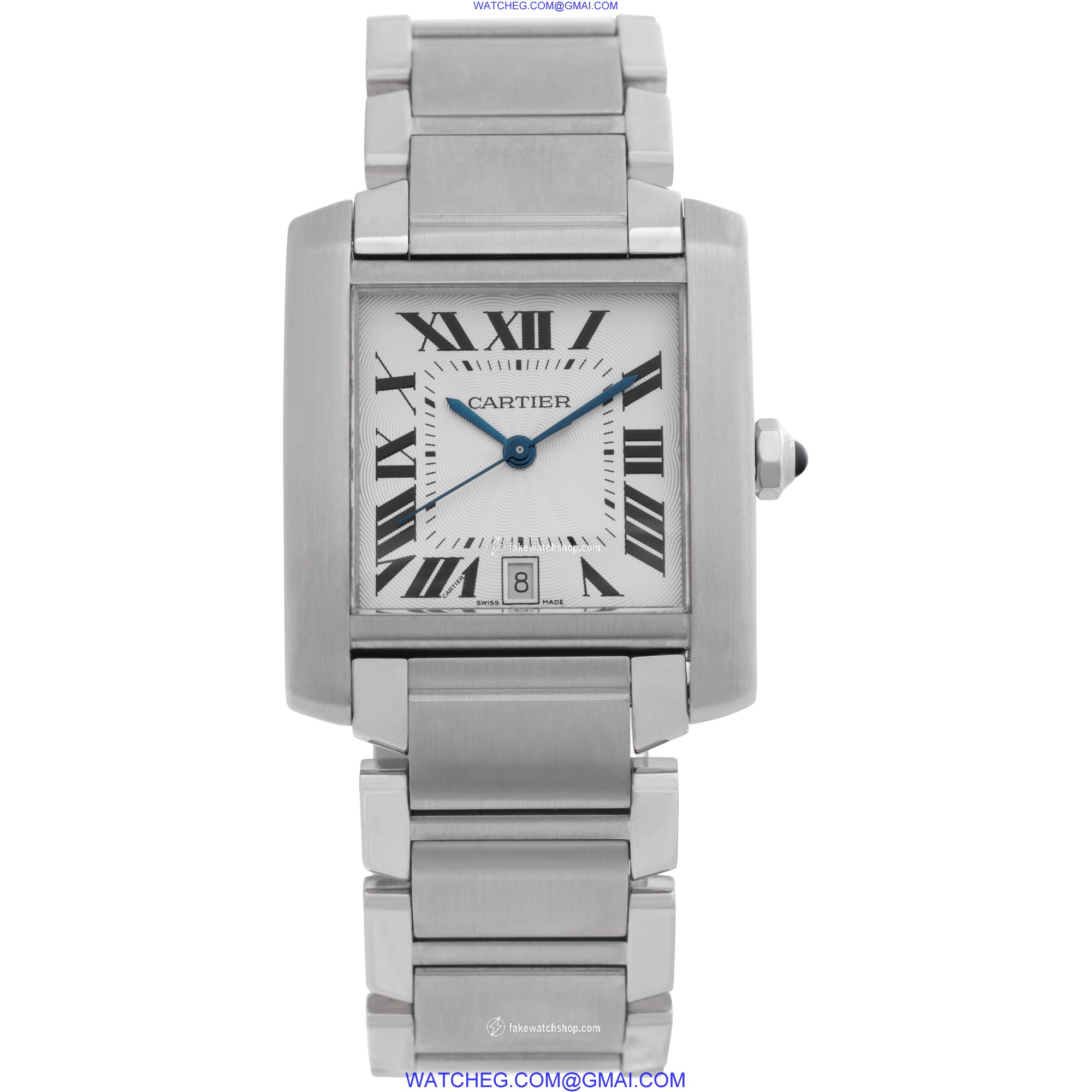 Cartier W51002Q3 Tank Francaise Automatic Unisex Stainless Steel 2