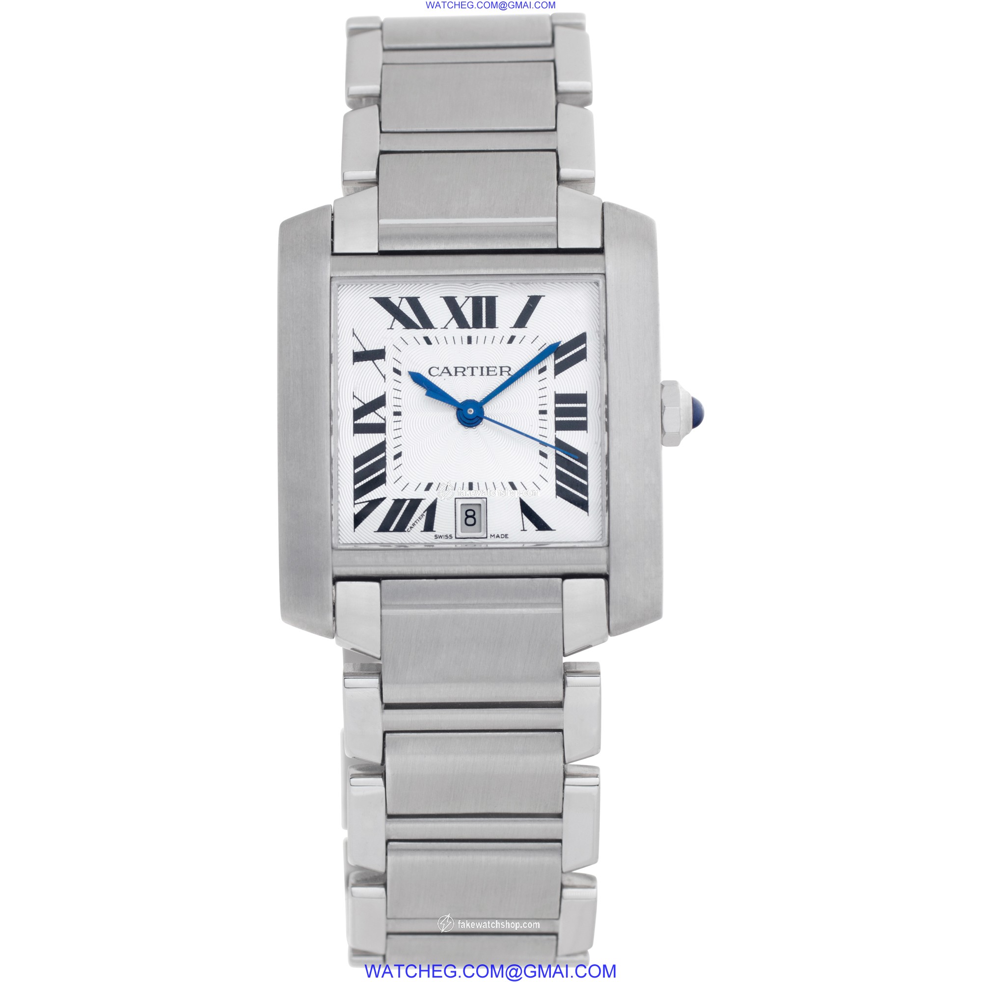 Cartier W51002Q3 Tank Francaise Automatic Unisex Stainless Steel 2