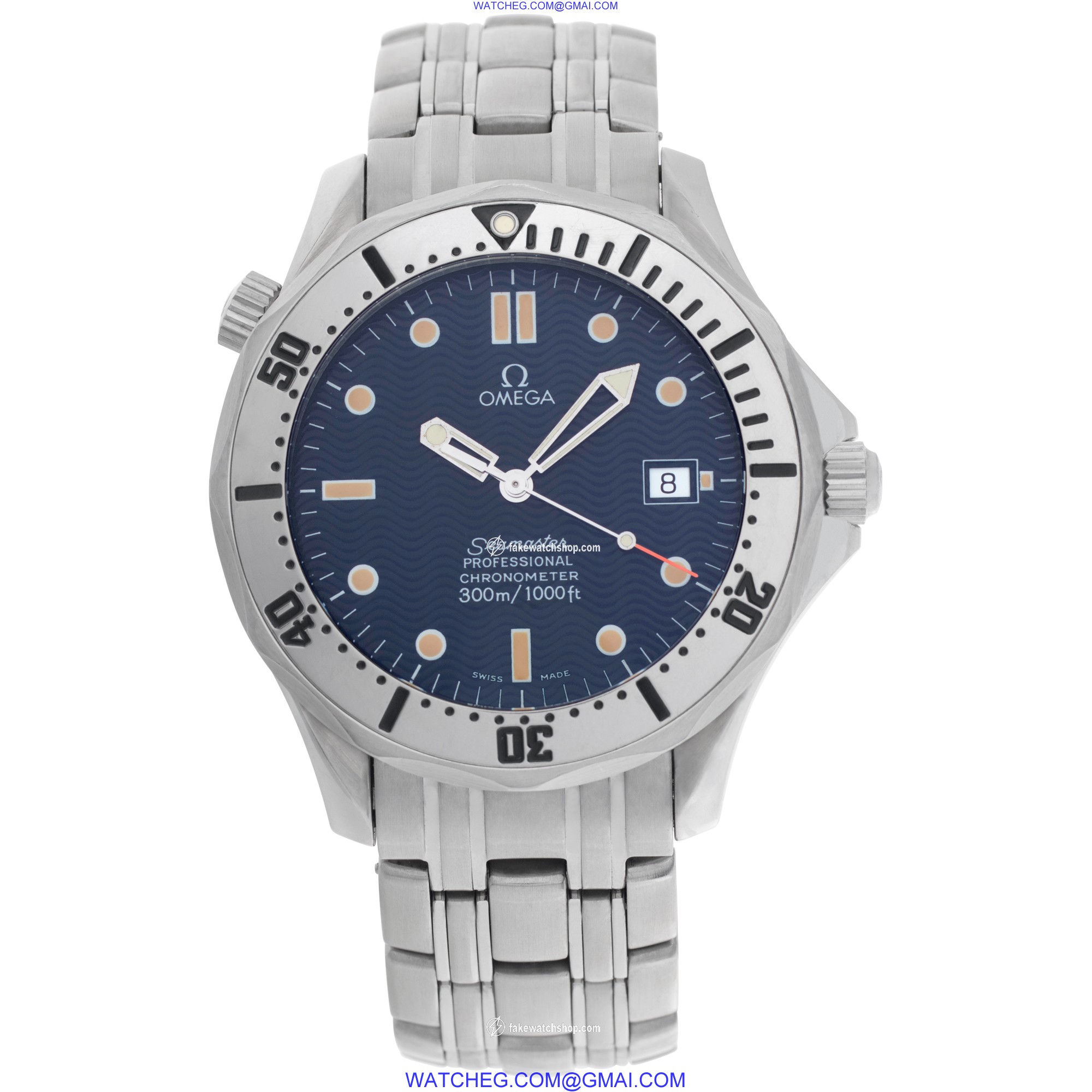 Omega 2222.80.00 Seamaster Automatic Male Stainless Steel 2