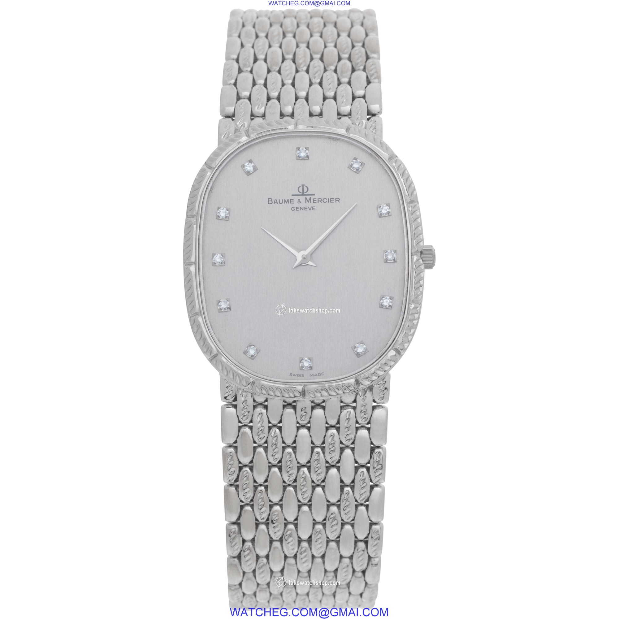 Baume & Mercier 17600 9 Classic Manual Male 18k White Gold 2
