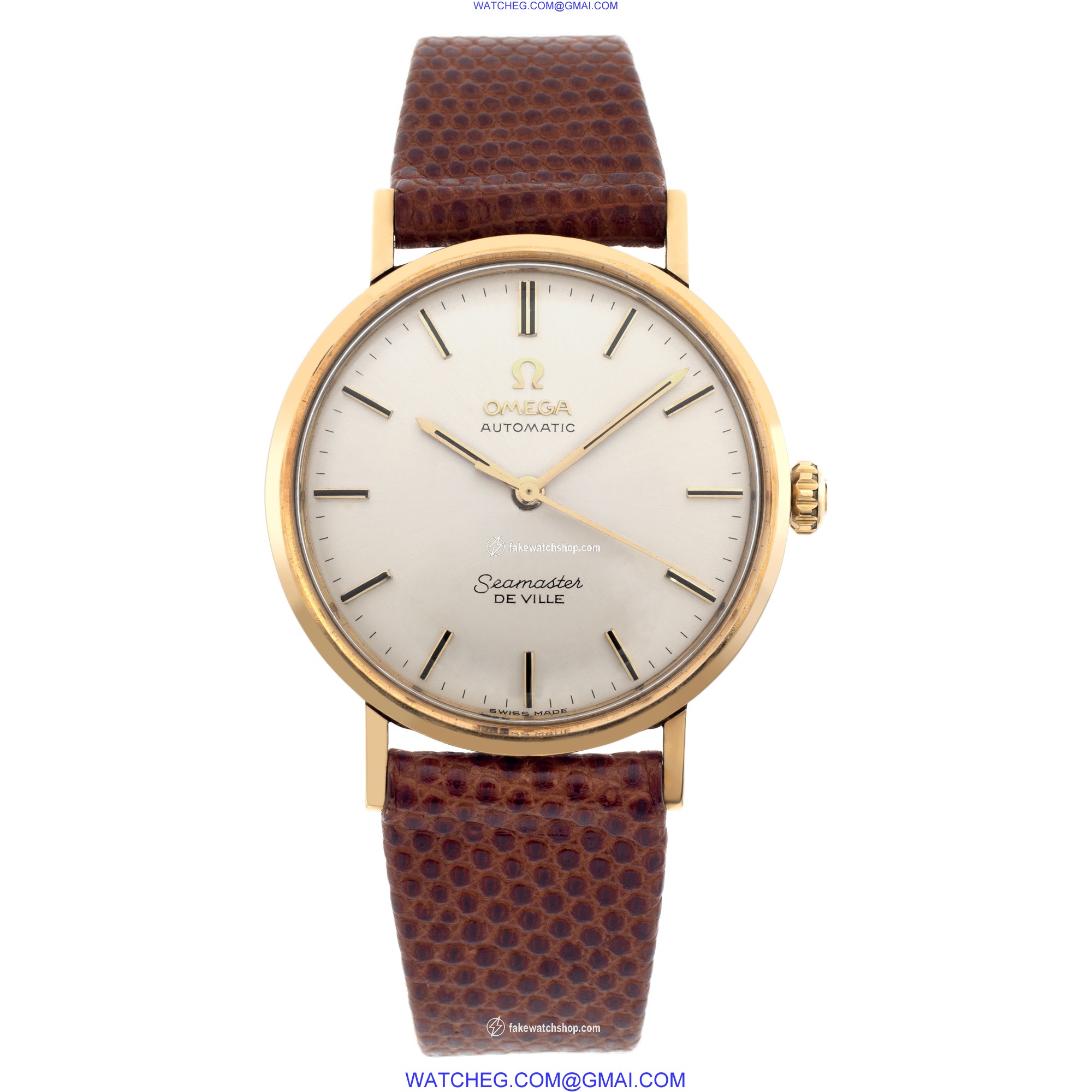 Omega LL6066 Seamaster Automatic Male Stainless Steel & Gold Plated 2