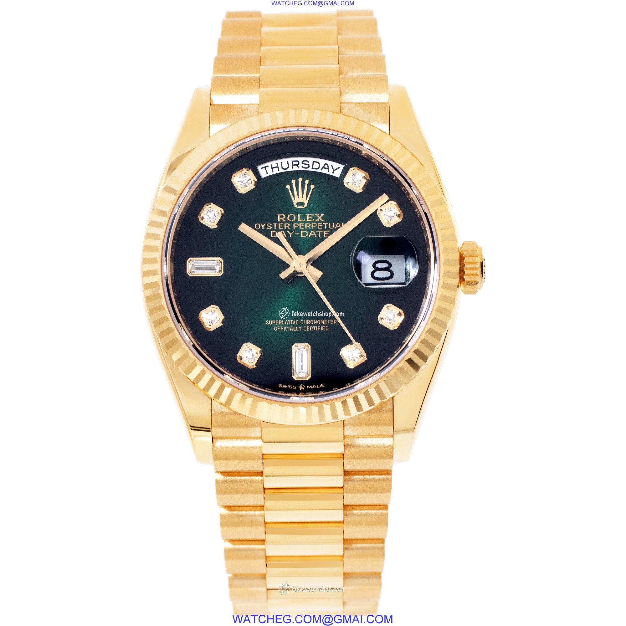 Rolex 128238 Day-Date Automatic Male 18k yellow gold 2