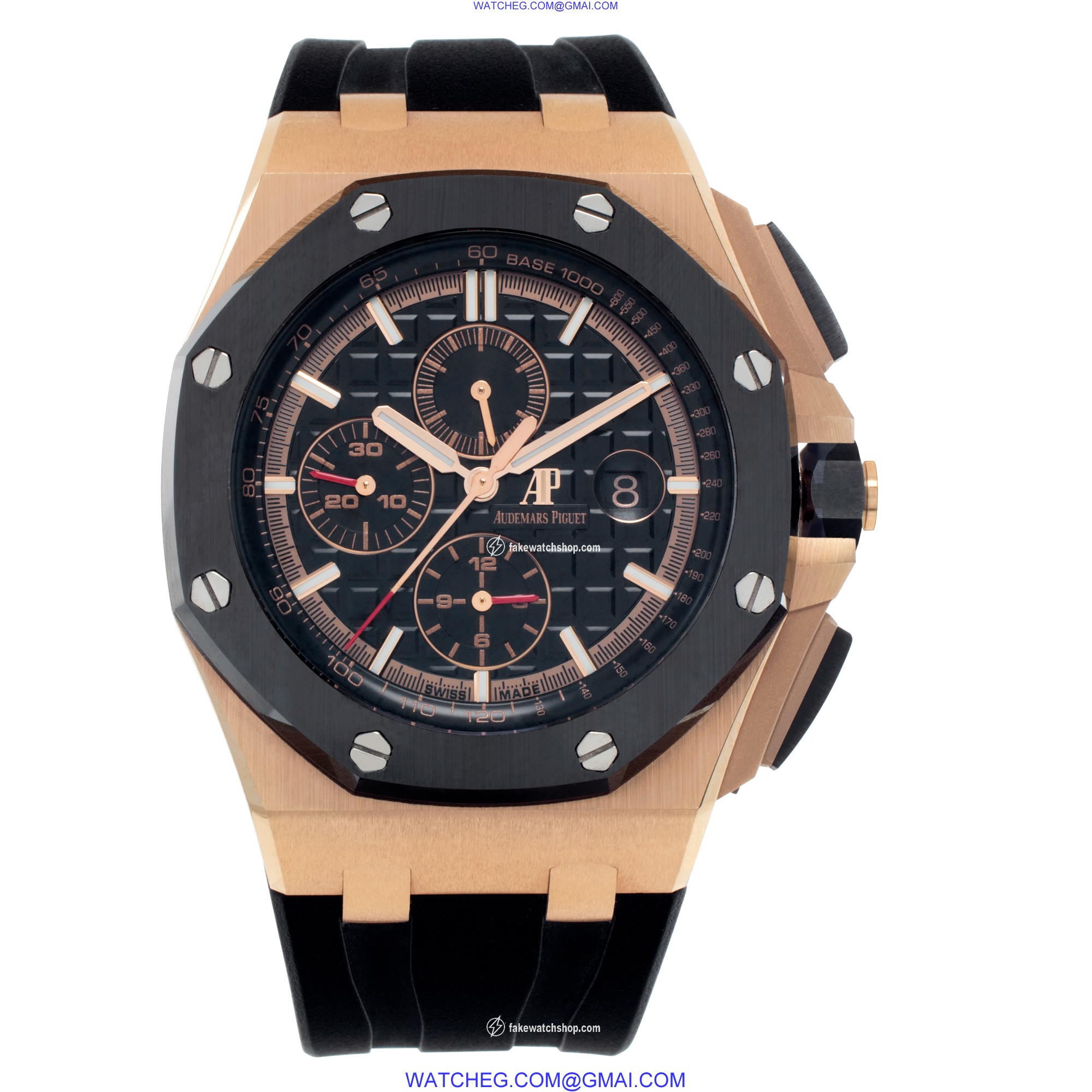 Audemars Piguet 26401RO.OO.A002CA.02 Royal Oak Offshore Automatic Male 18k rose gold 2