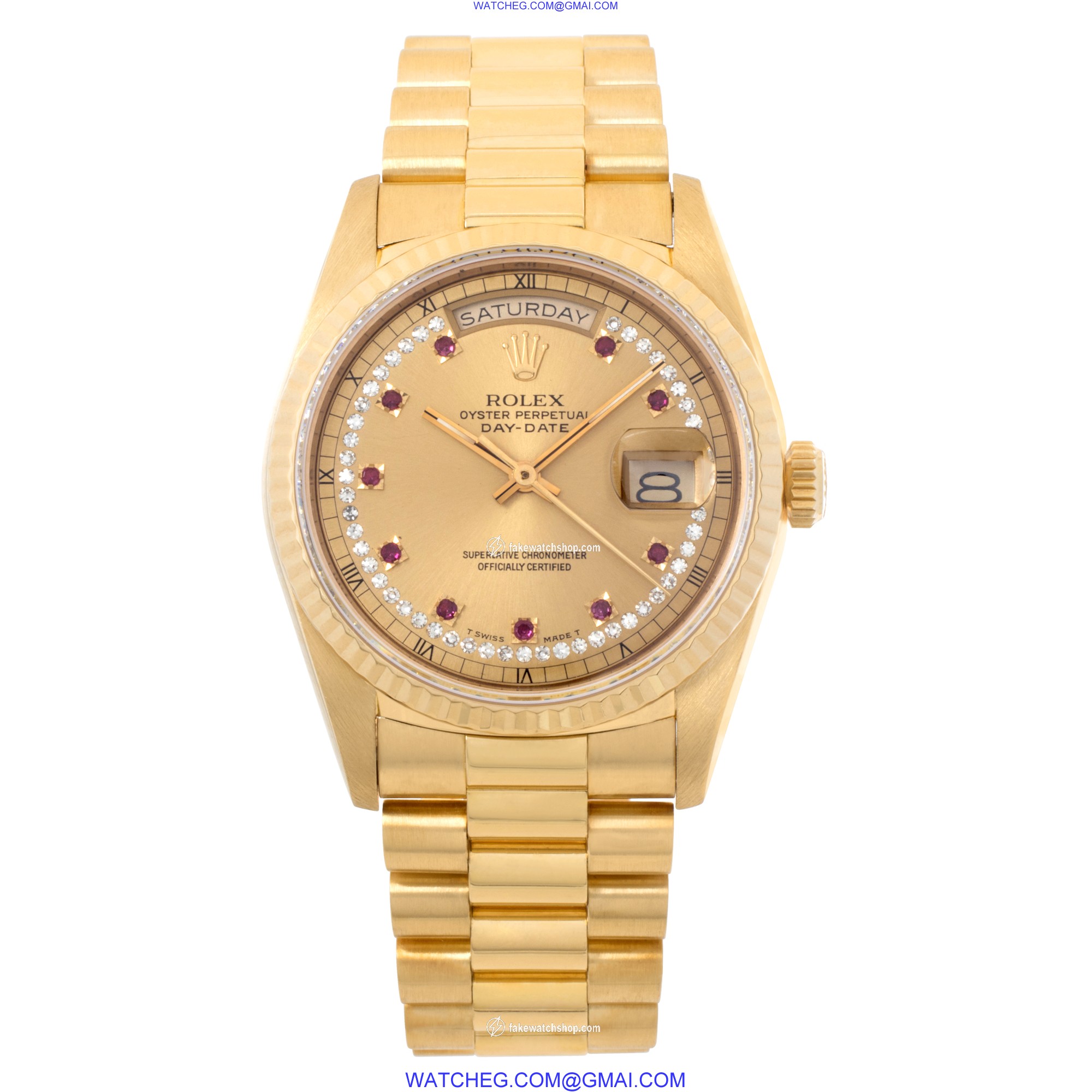 Rolex 18238 Day-Date Automatic Male 18k yellow gold 2