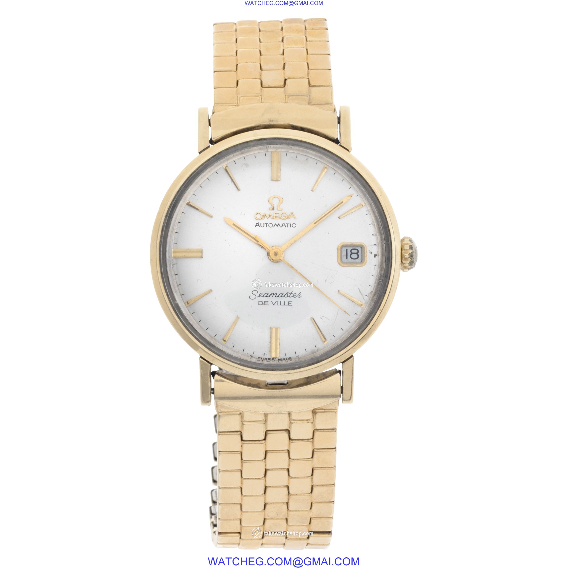 Omega km6068 Seamaster Automatic Male Gold Fill 2