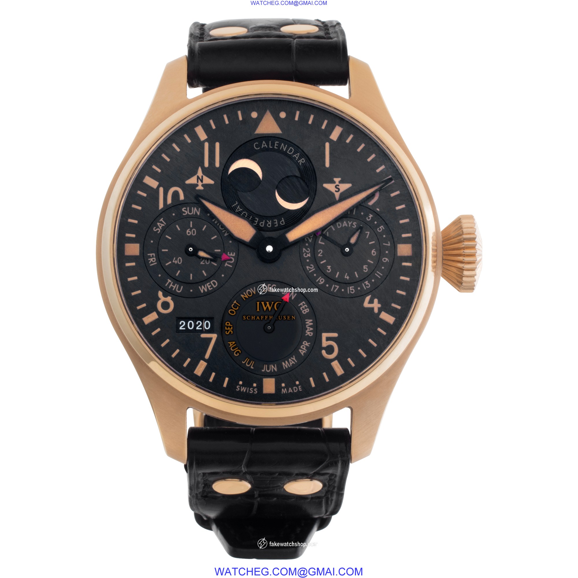 IWC iw502635 Big Pilot Automatic Male 18k rose gold 2