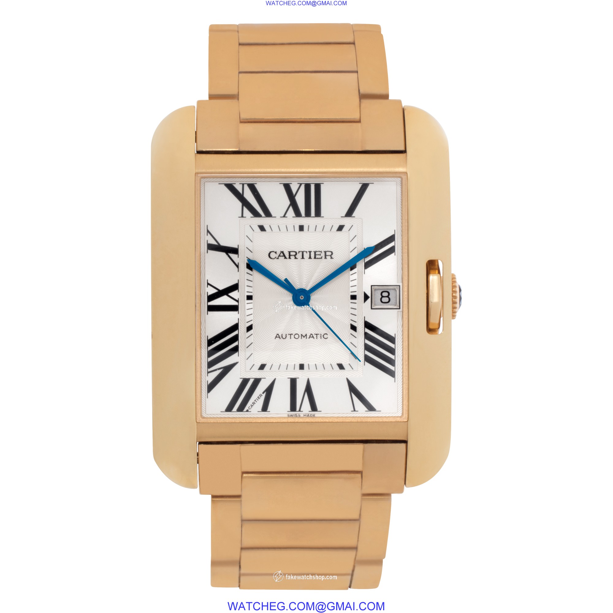 Cartier w5310018 Tank Anglaise XL Automatic Male 18k yellow gold 2