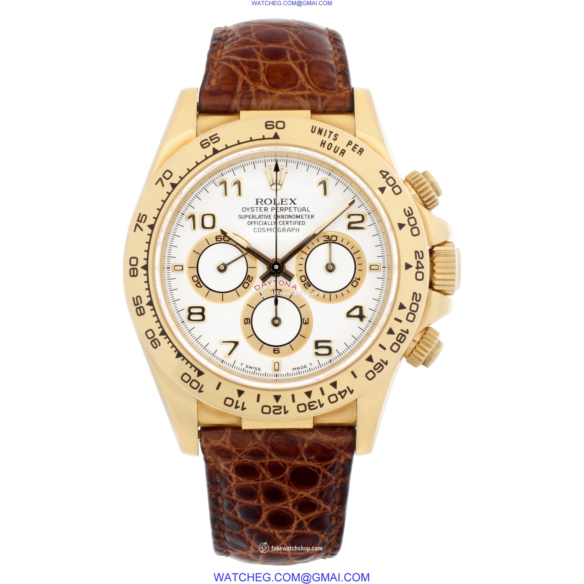 Rolex 16518 Daytona Automatic Male 18k yellow gold 2
