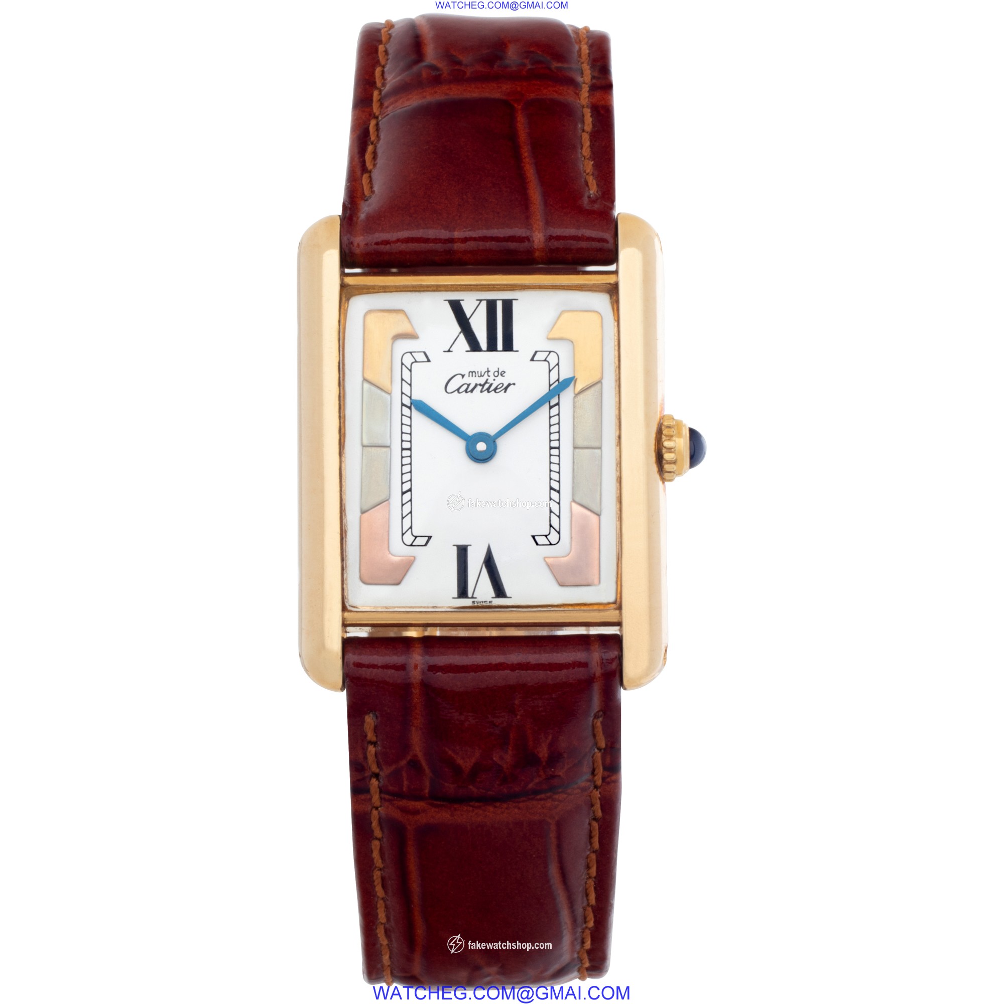 Cartier Cartier 1327 Tank Quartz Female 18k yellow gold 2