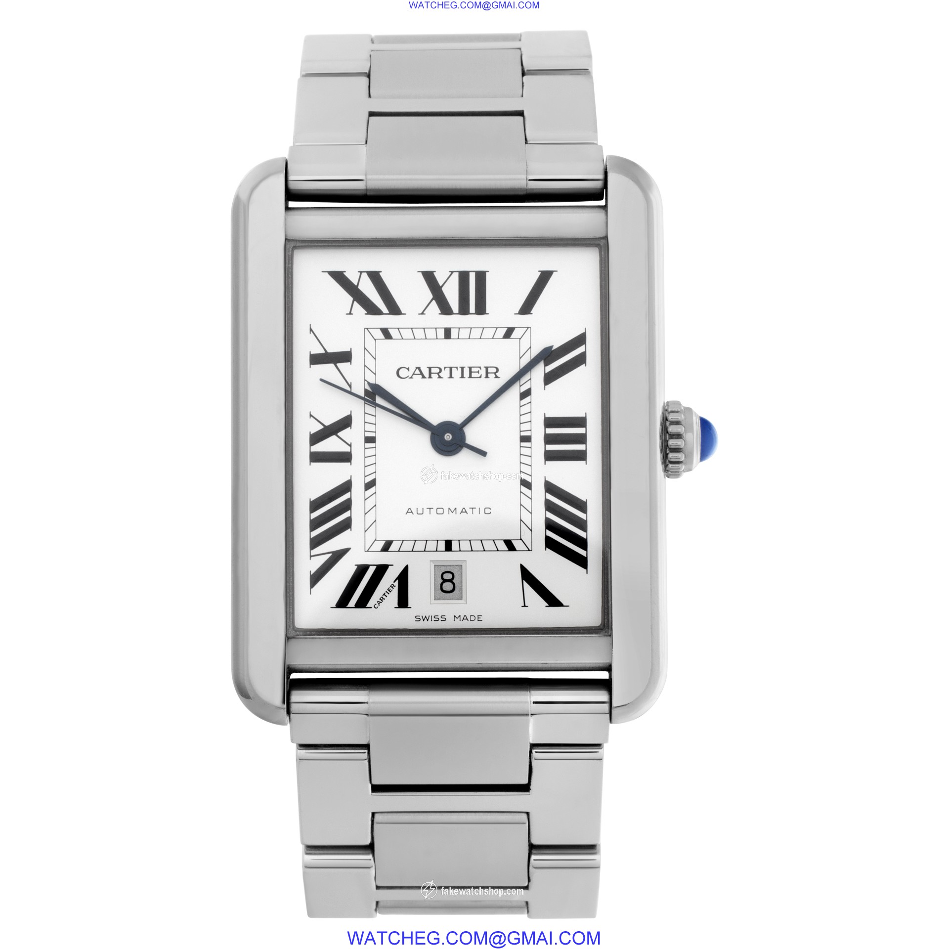 Cartier w52000028 Tank Solo Automatic Unisex Stainless Steel 2