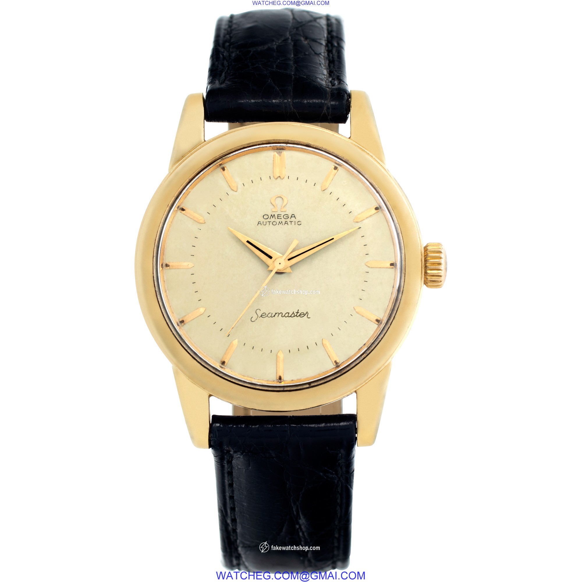 Omega Omega 3850 Seamaster Automatic Unisex Gold Plate 2
