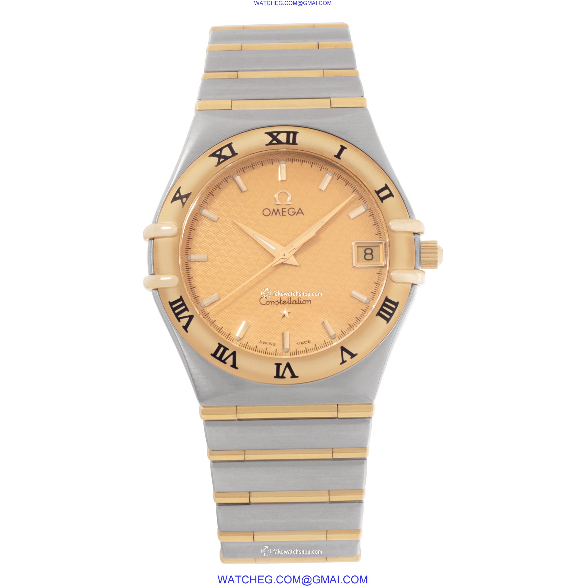 Omega 1212.30.00 Constellation Quartz Unisex 18k gold & Stainless Steel 2