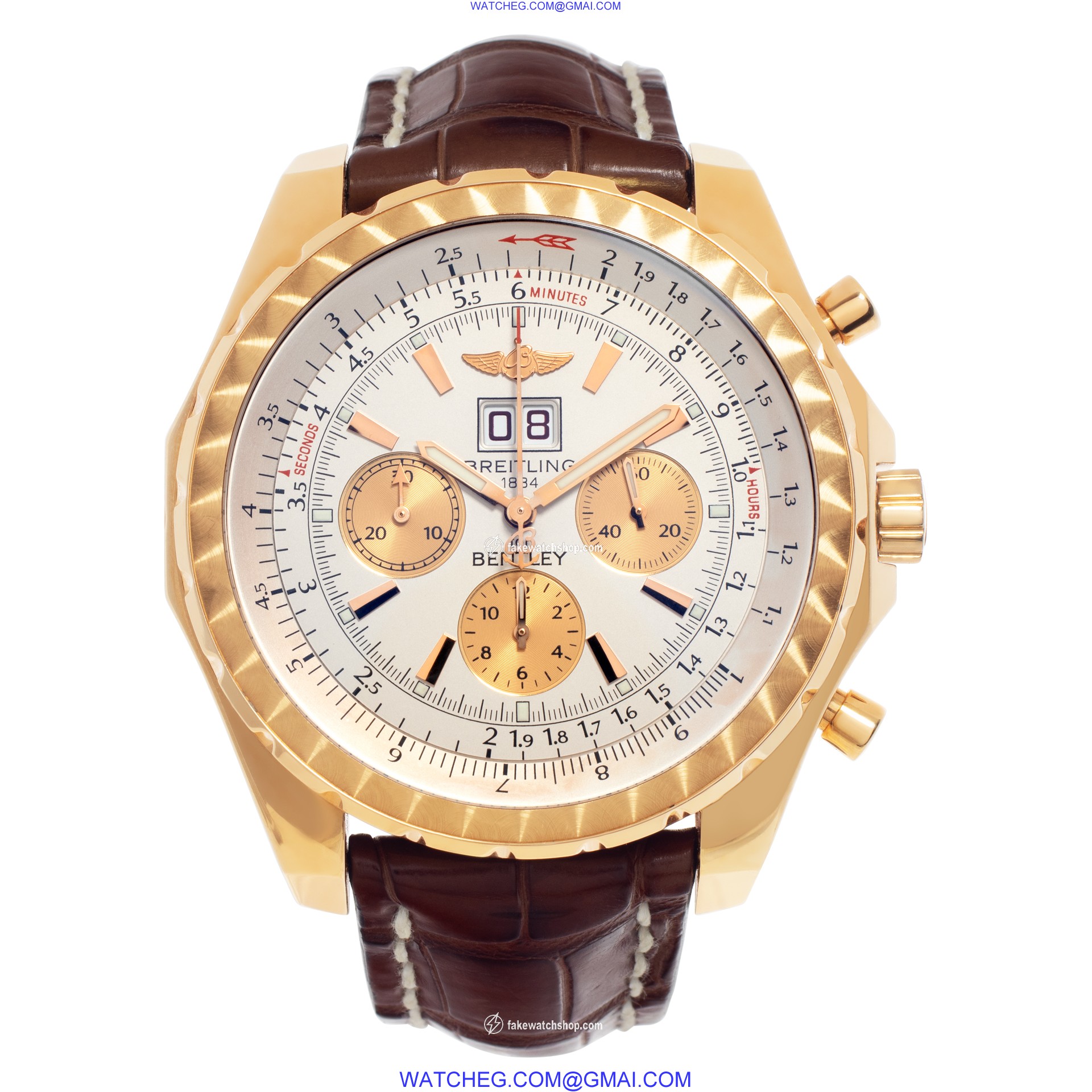 Breitling h44363 Bentley 6.75 Automatic Male 18k rose gold 2