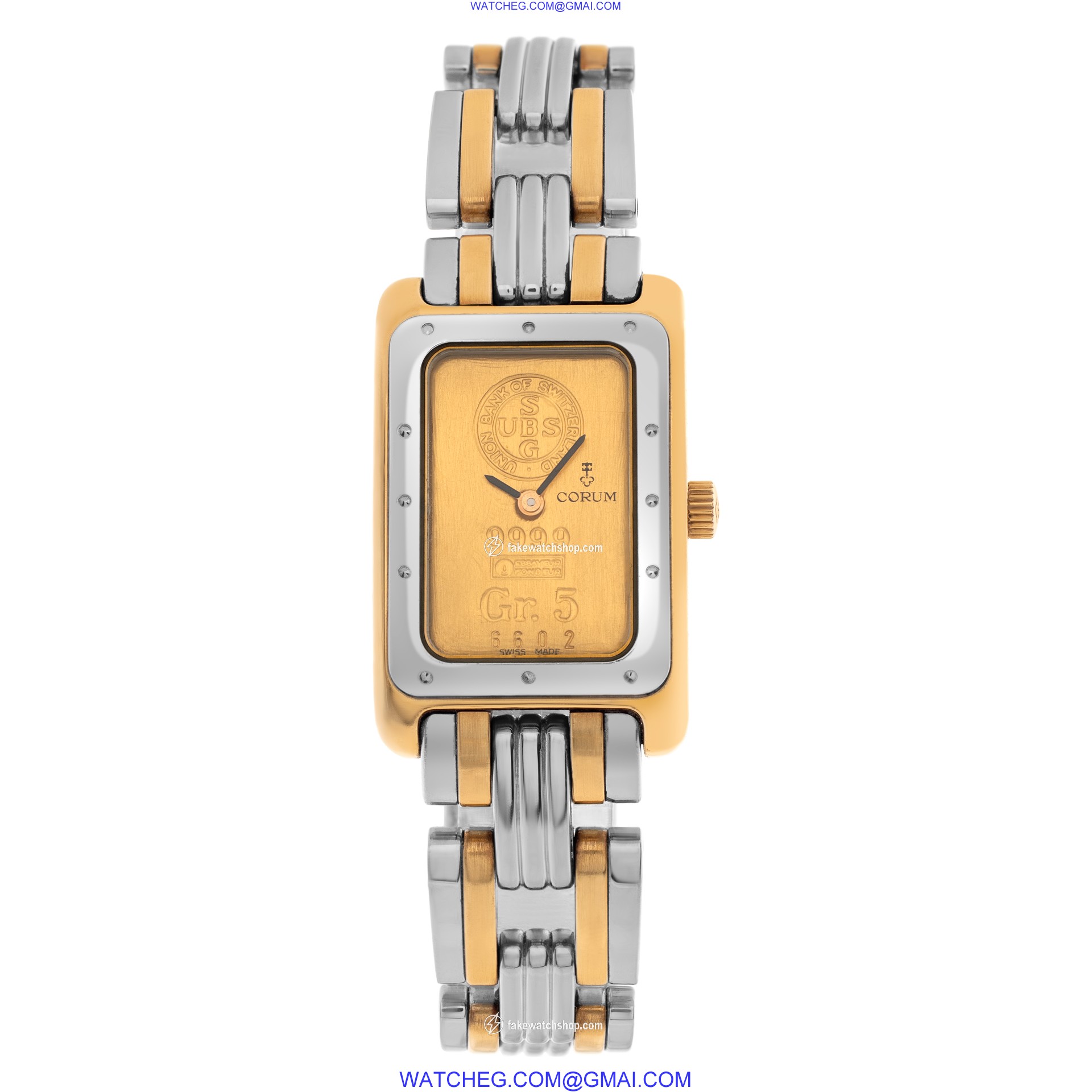 Corum 528998 Ingot 10gr Quartz Female 18k yellow gold 2