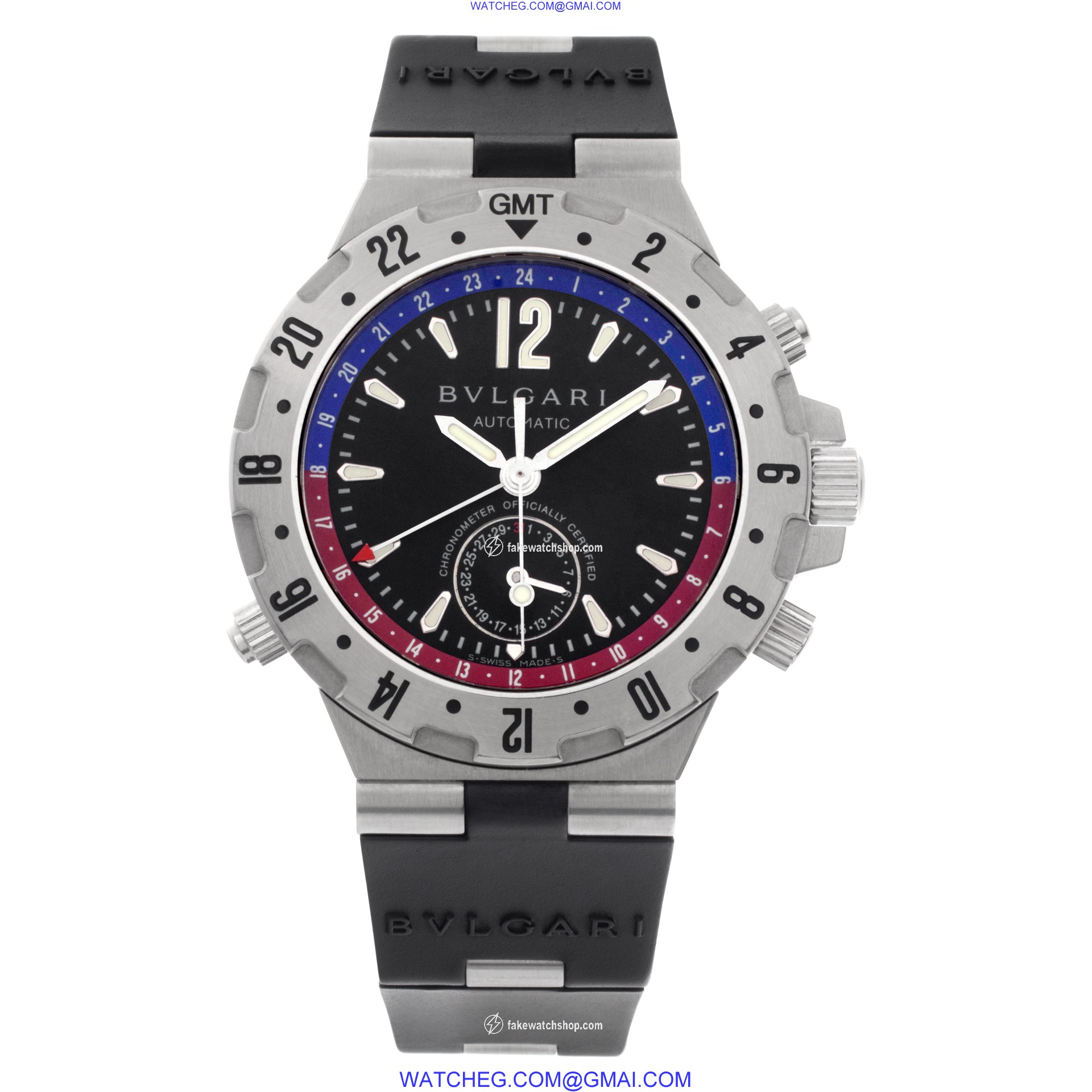 Bvlgari GMT40S Diagono Professional Automatic Male Stainless Steel 2