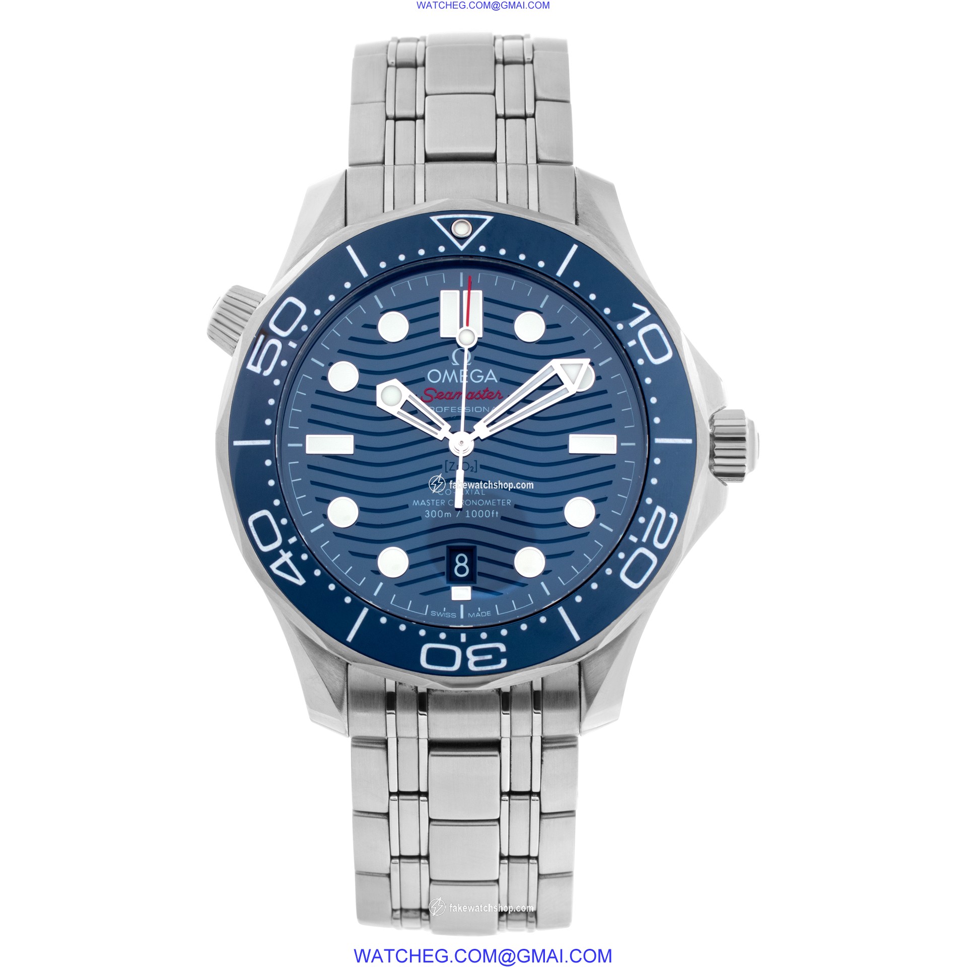 Omega 21030422003001 Seamaster Co-Axial Automatic Male Stainless Steel 2