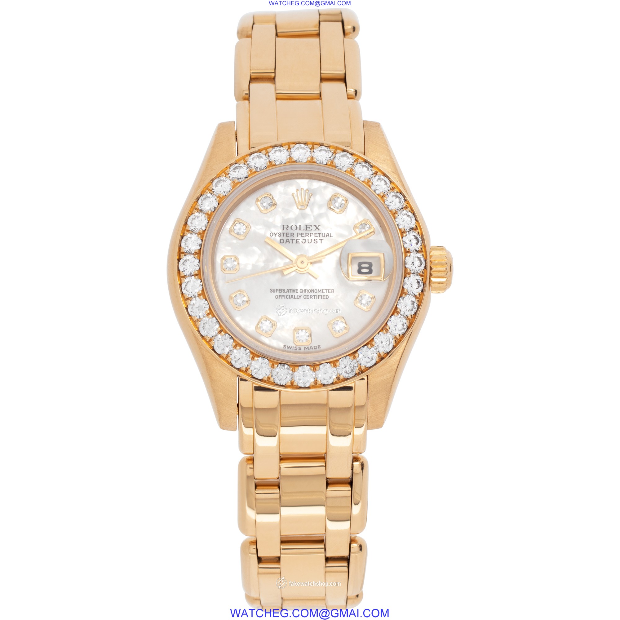 Rolex 80298 Pearlmaster Automatic Female 18k yellow gold 2